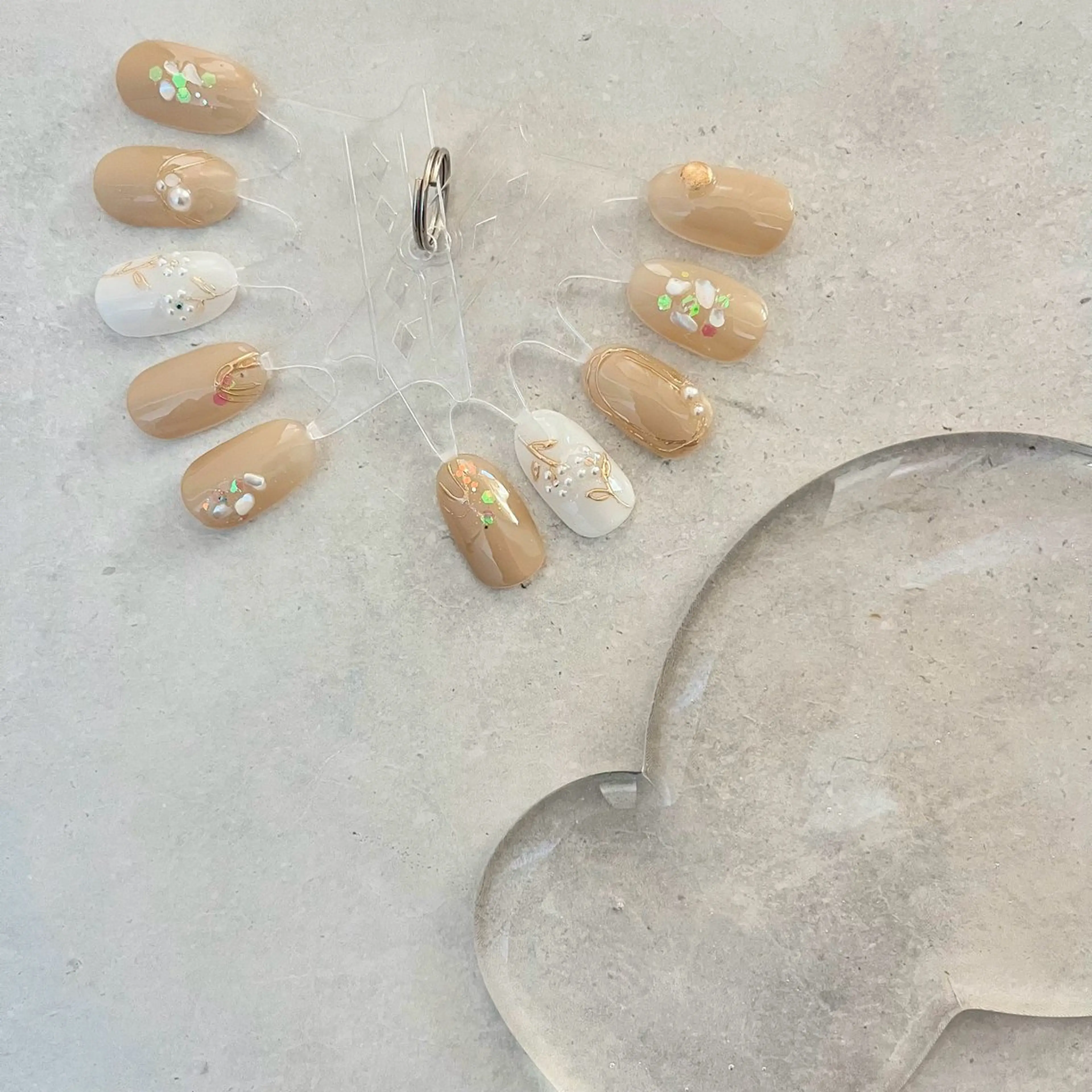 ネイル ニュアンスネイル フットネイル K Aのネイルデザイン