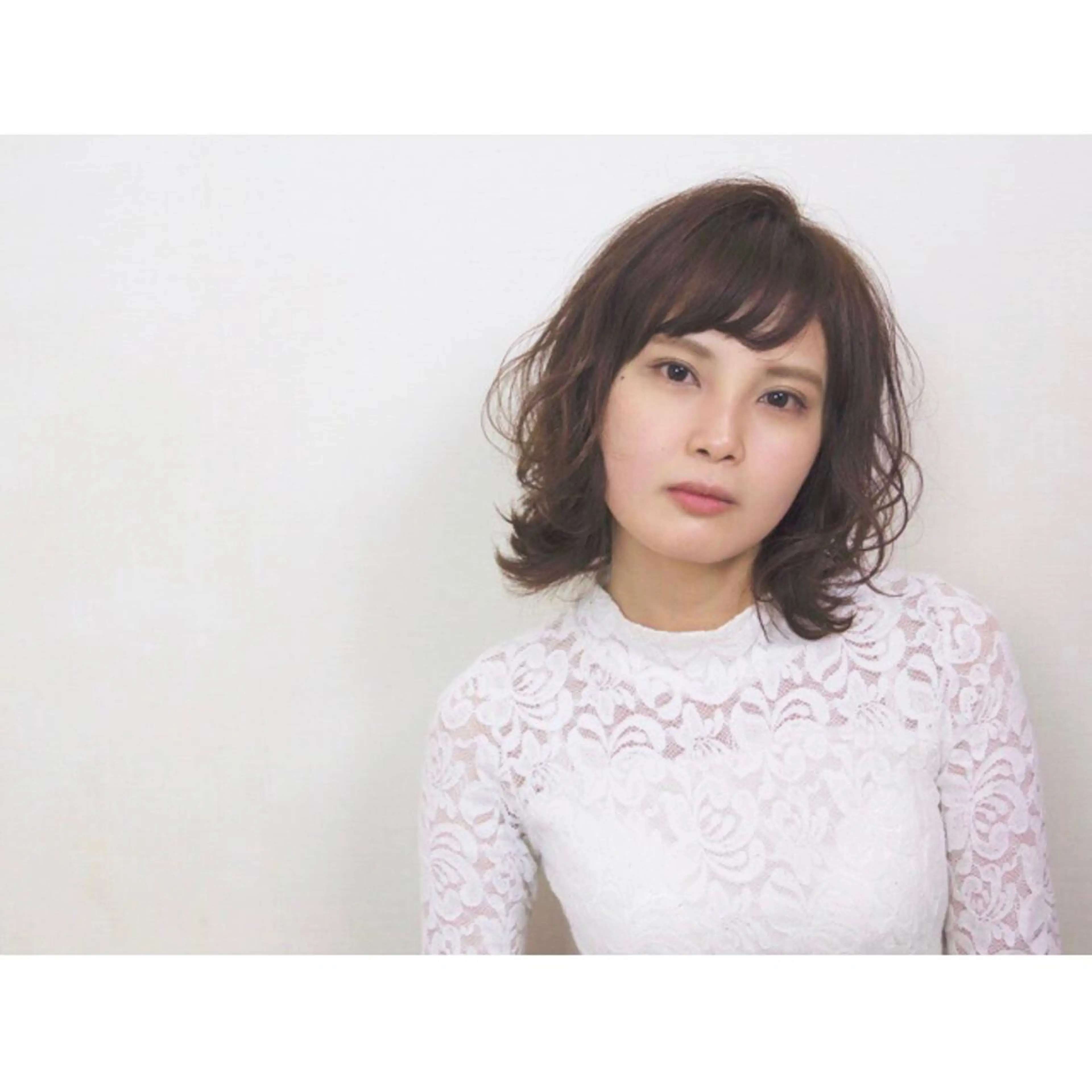 ミディアム パーマ 似合わせカット🌿 前川のヘアスタイル