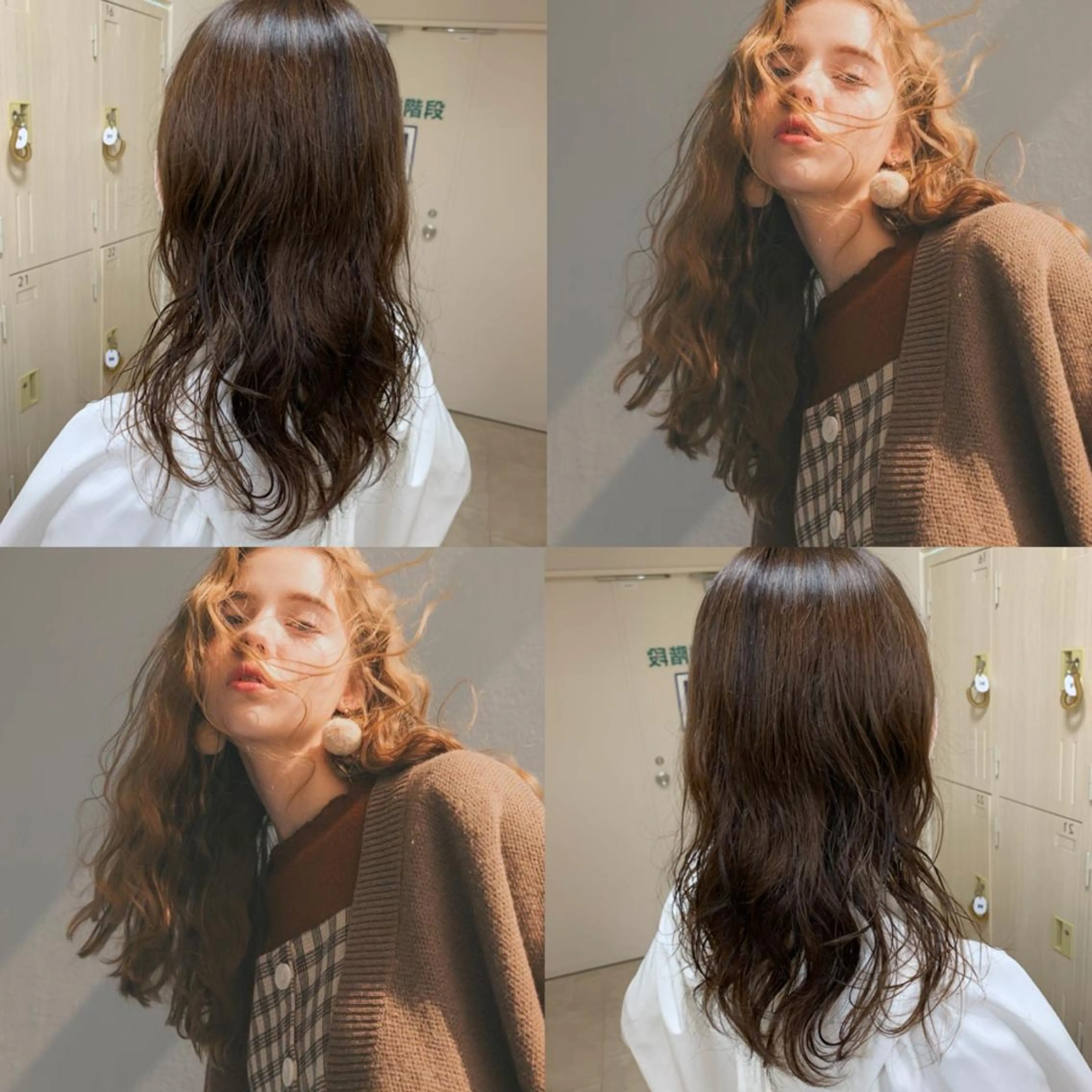 セミロング パーマ 暖色専門美容師🎀 お客様満足度◎のヘアスタイル