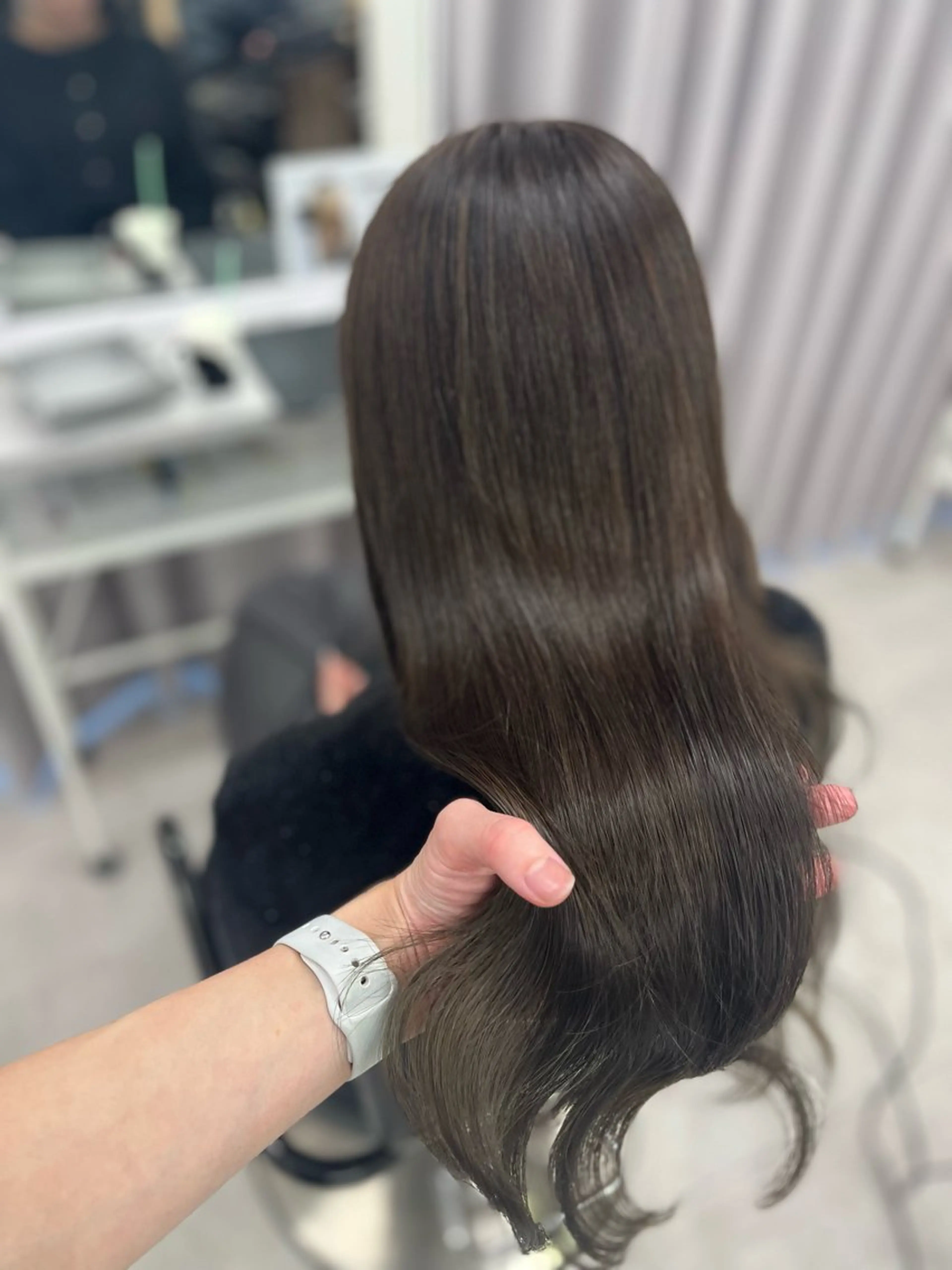 ロング ヘアカラー トリートメント 🫧ぷる艶カラー🫧 Yuubi🦩のヘアスタイル