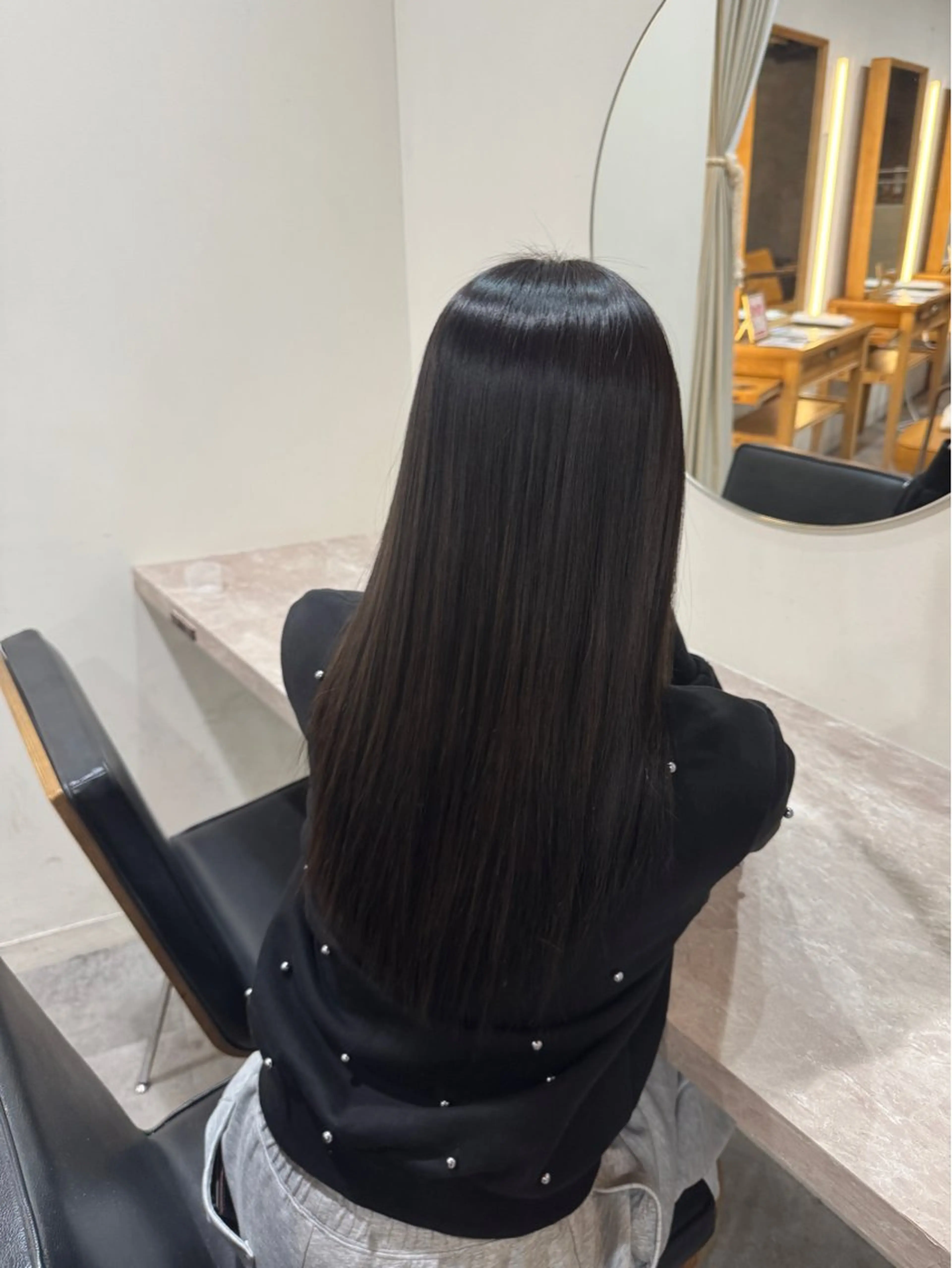 ロング カット ヘアカラー 透明感カラー/似合 わせカットみく🩶のヘアスタイル