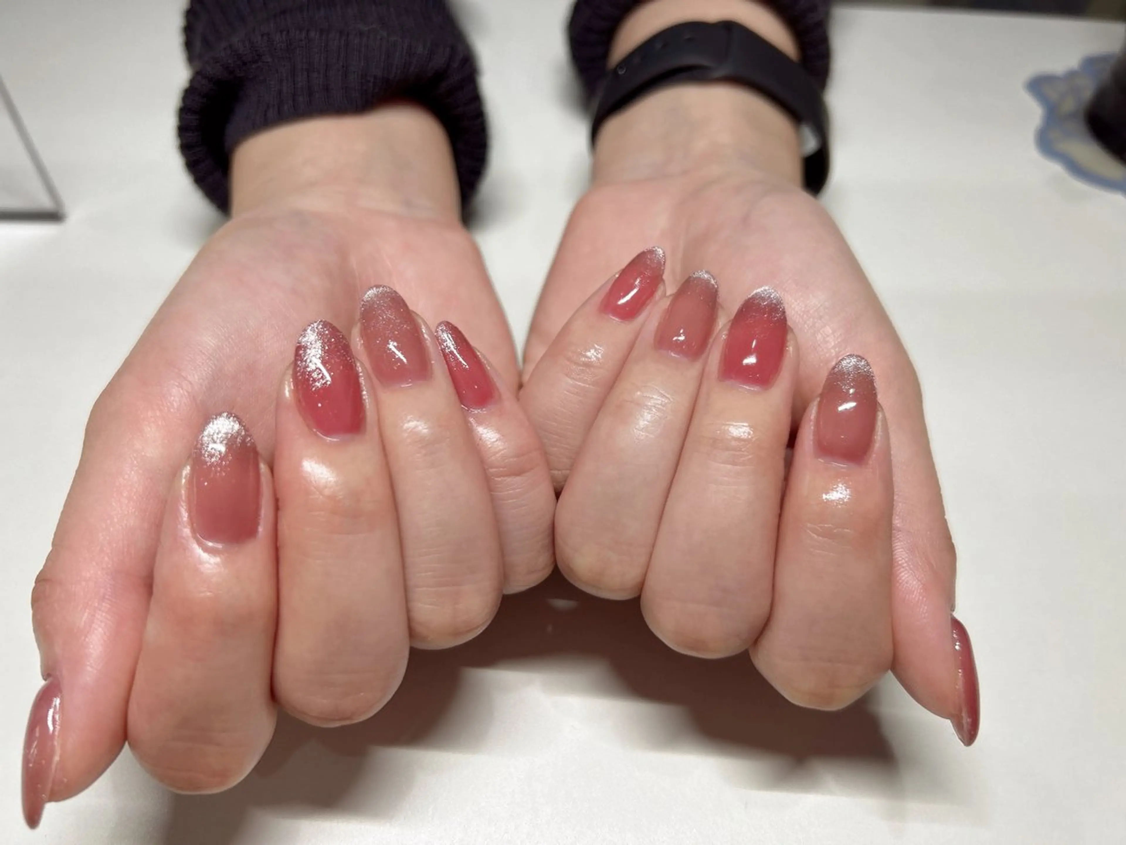 ネイル アートネイル フレンチネイル ジェルネイル グラデーション マグネットネイル ハンドネイル Miss:R 中津店所属・加藤 洋美のネイルデザイン