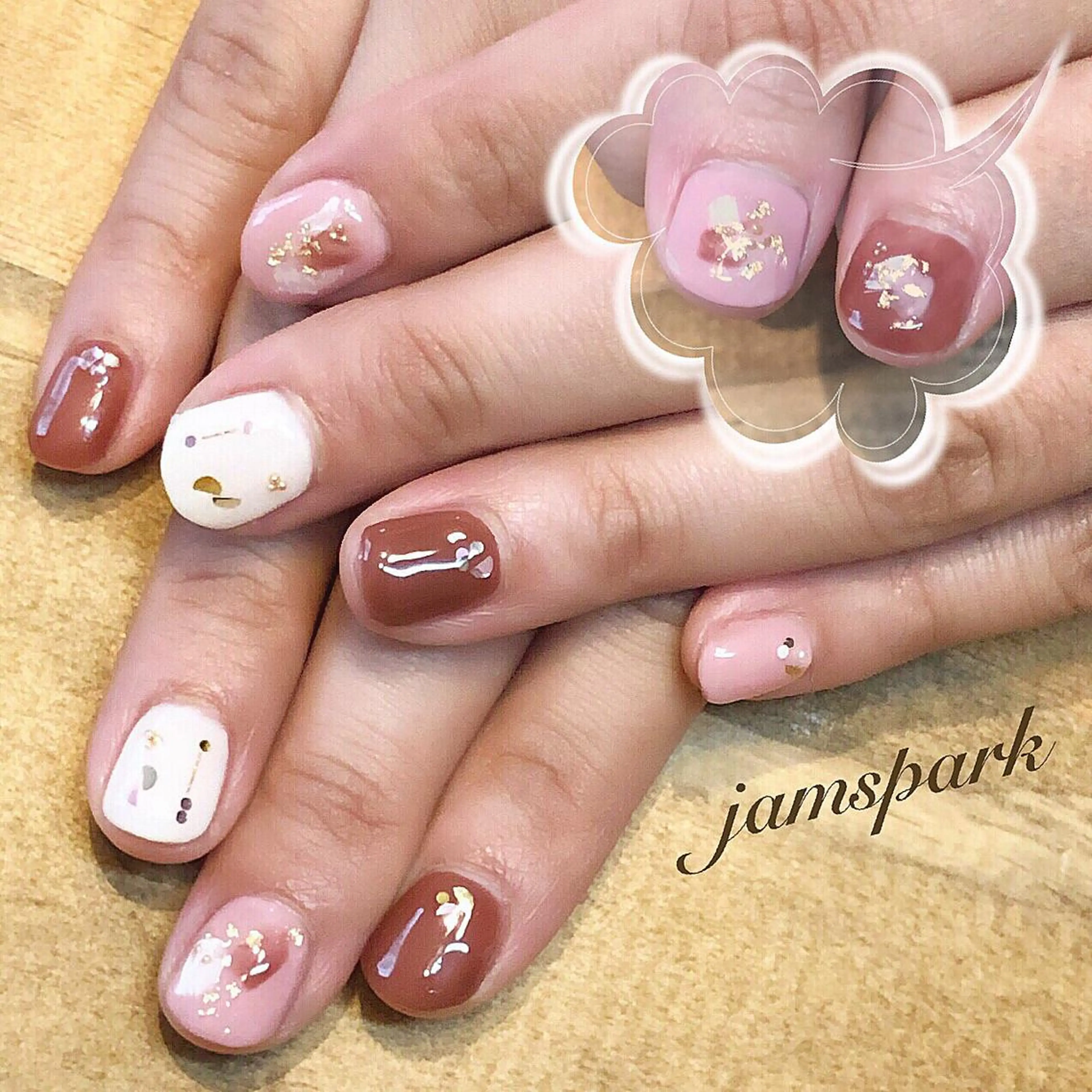 ネイル ガーリー ニュアンスネイル ピンク バレンタイン ハンドネイル jamspark ✨のネイルデザイン