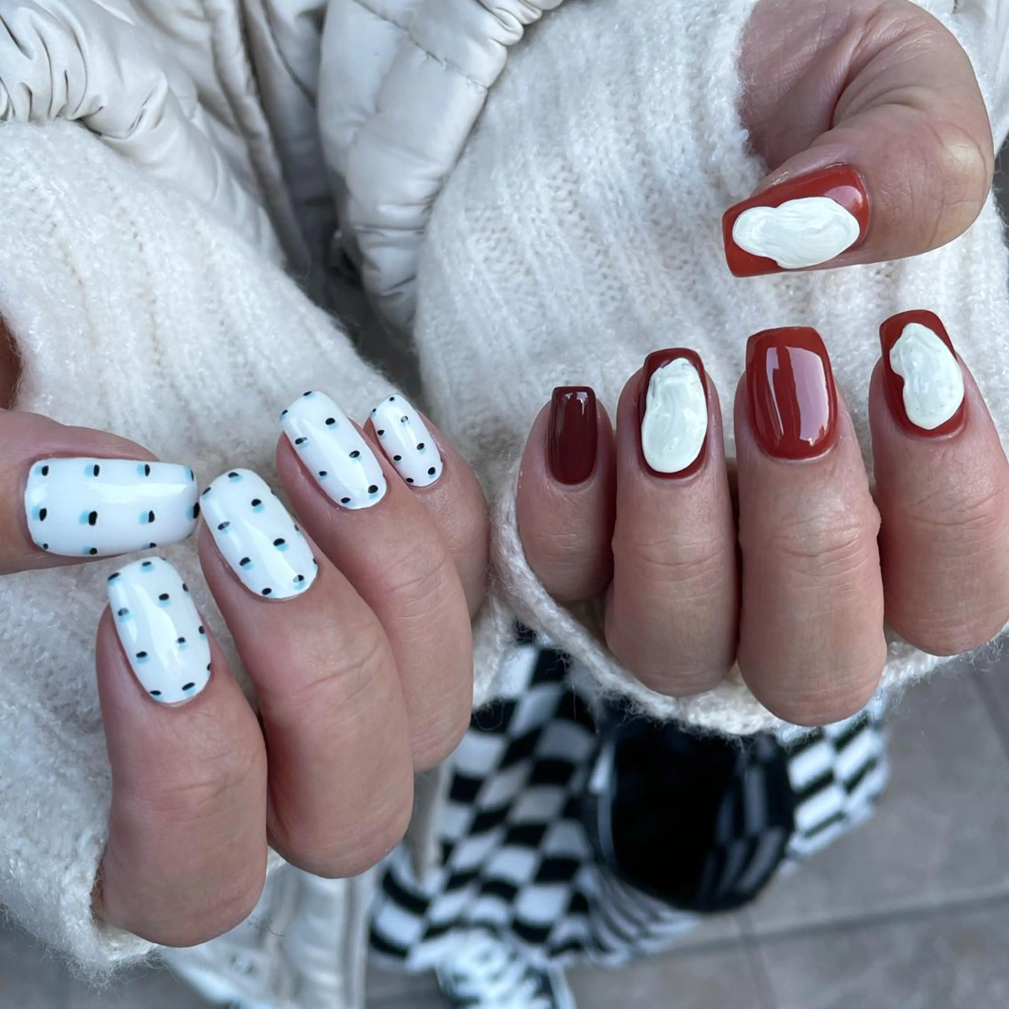 ネイル ニュアンスネイル シンプルネイル percent .%のネイルデザイン