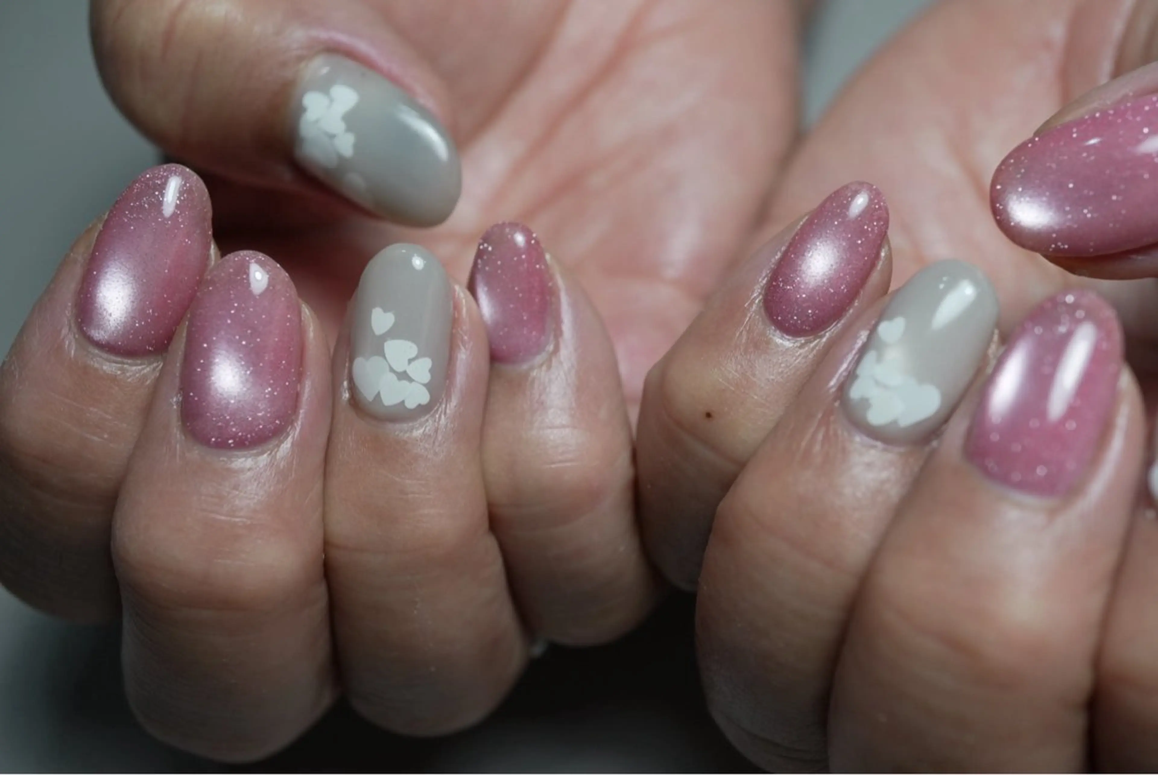 ネイル ハート mi riのネイルデザイン