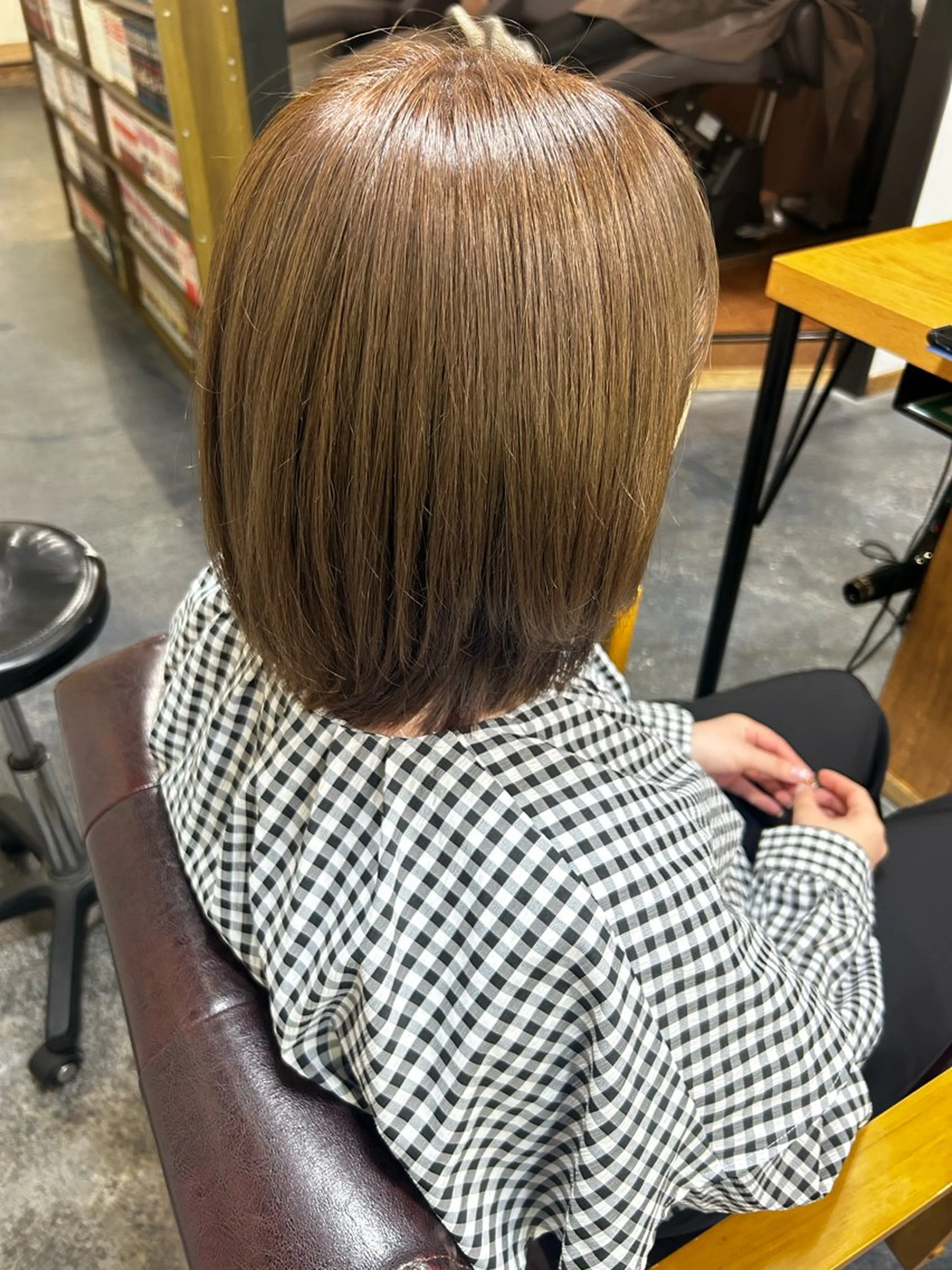 ミディアム カラー ヘアアレンジ 縮毛矯正 MIKU 名古屋/矢場町のヘアスタイル