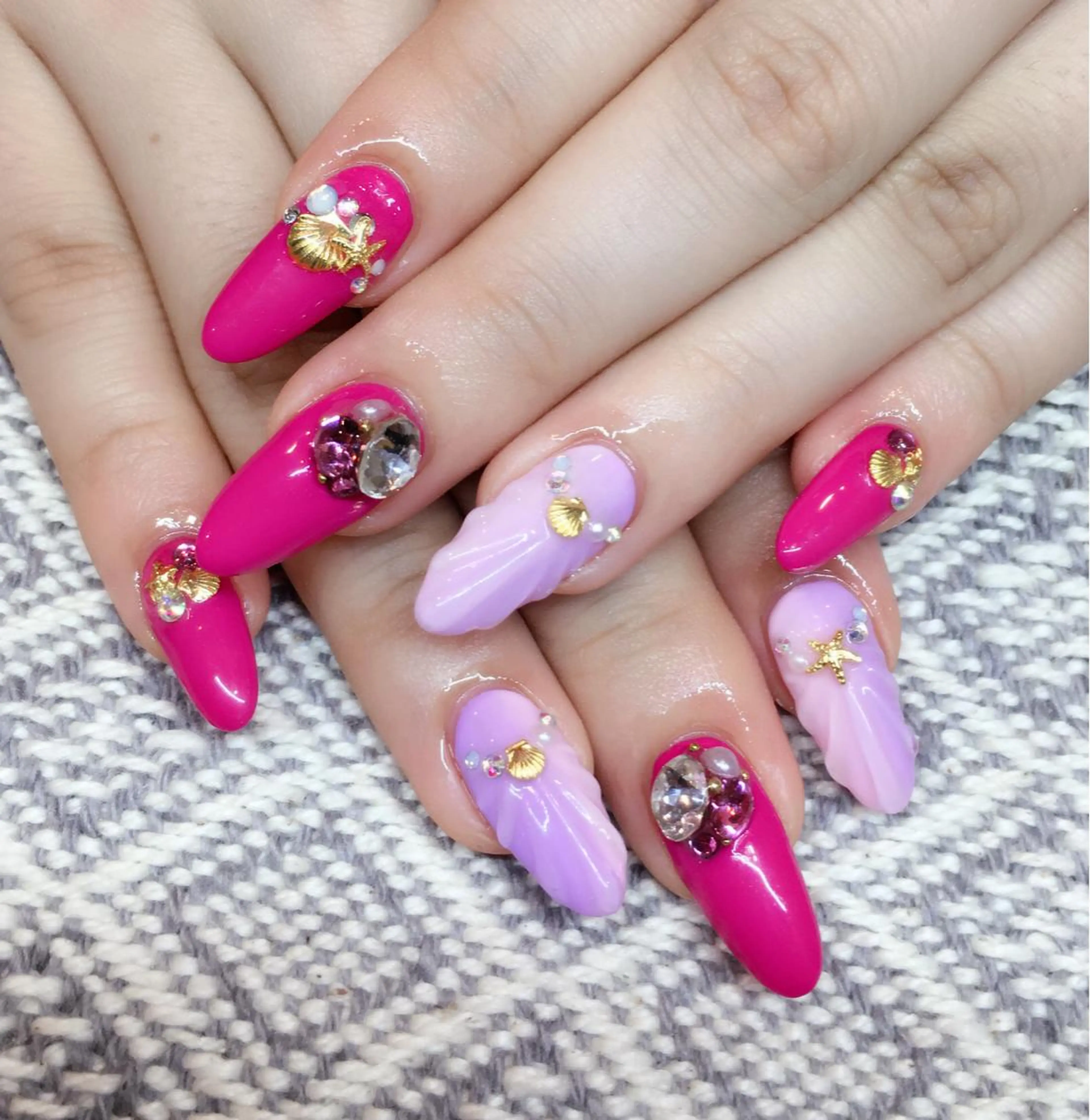 ネイル スカルプネイル nail salon Soeurのネイルデザイン