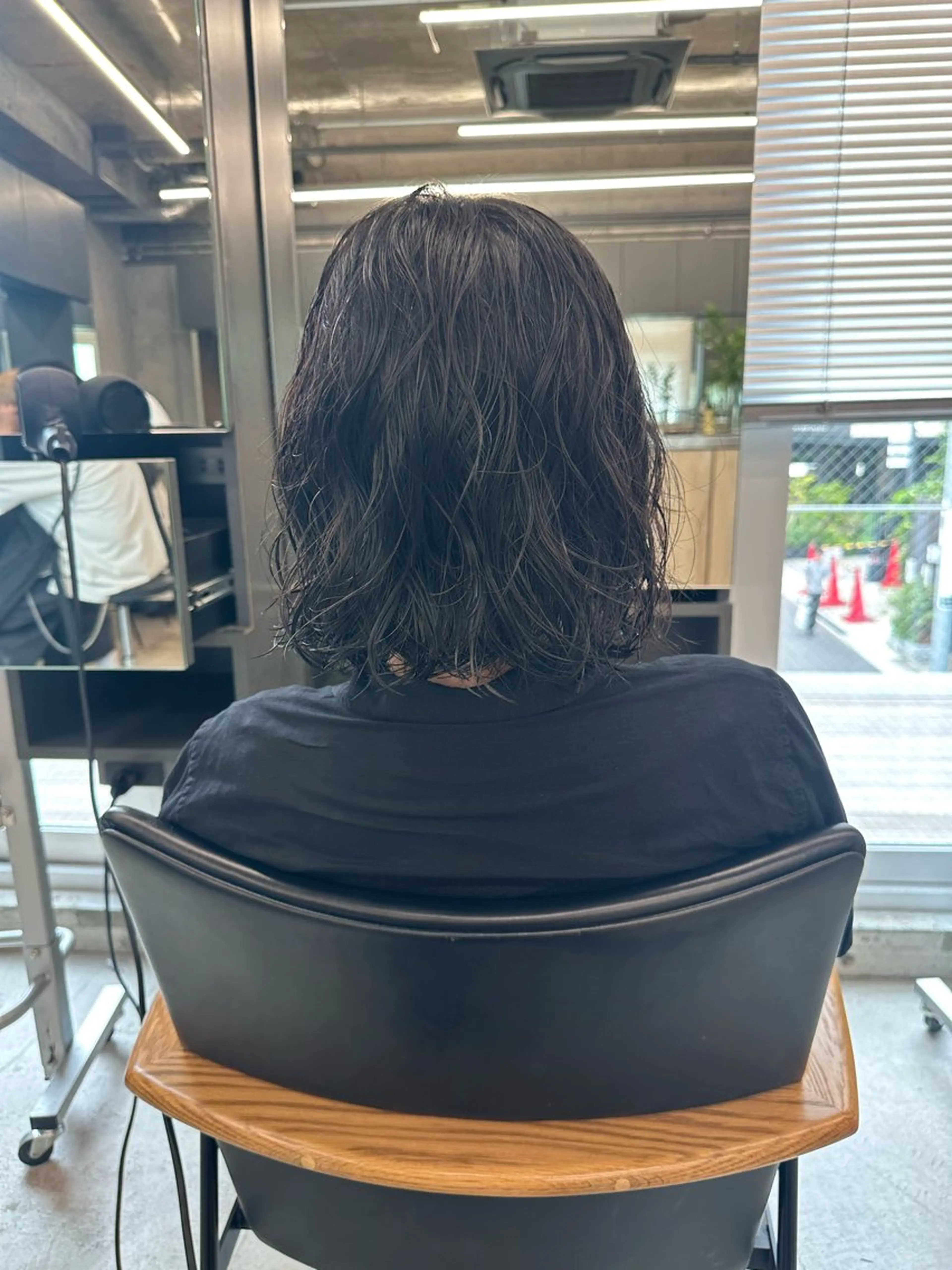 ミディアム パーマ カット パーマ お悩み解決パーマ hana🩰のヘアスタイル