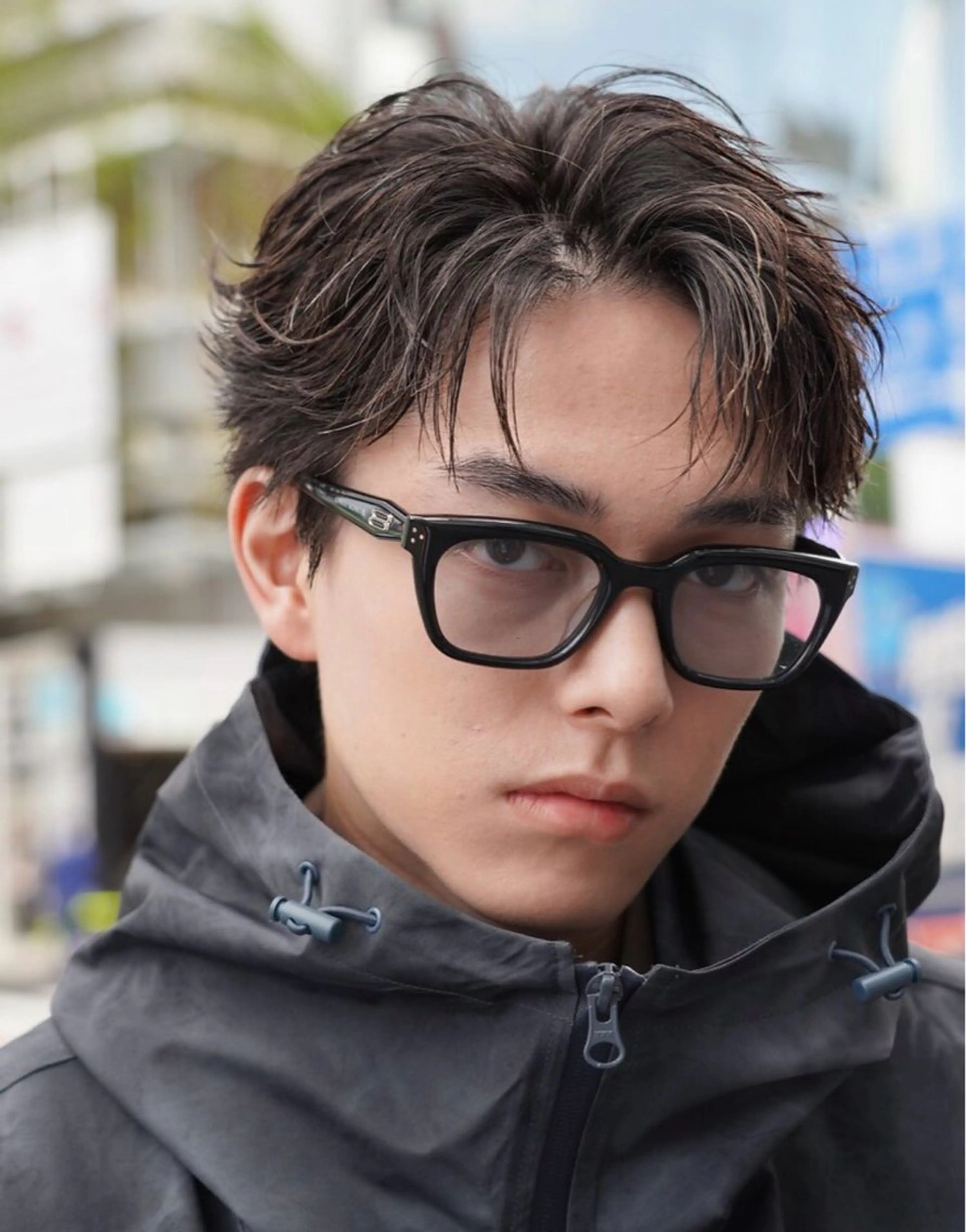 ショート パーマ ショートヘア カット パーマ 湯浅禅也/プードル /波巻きパーマ/栄のヘアスタイル