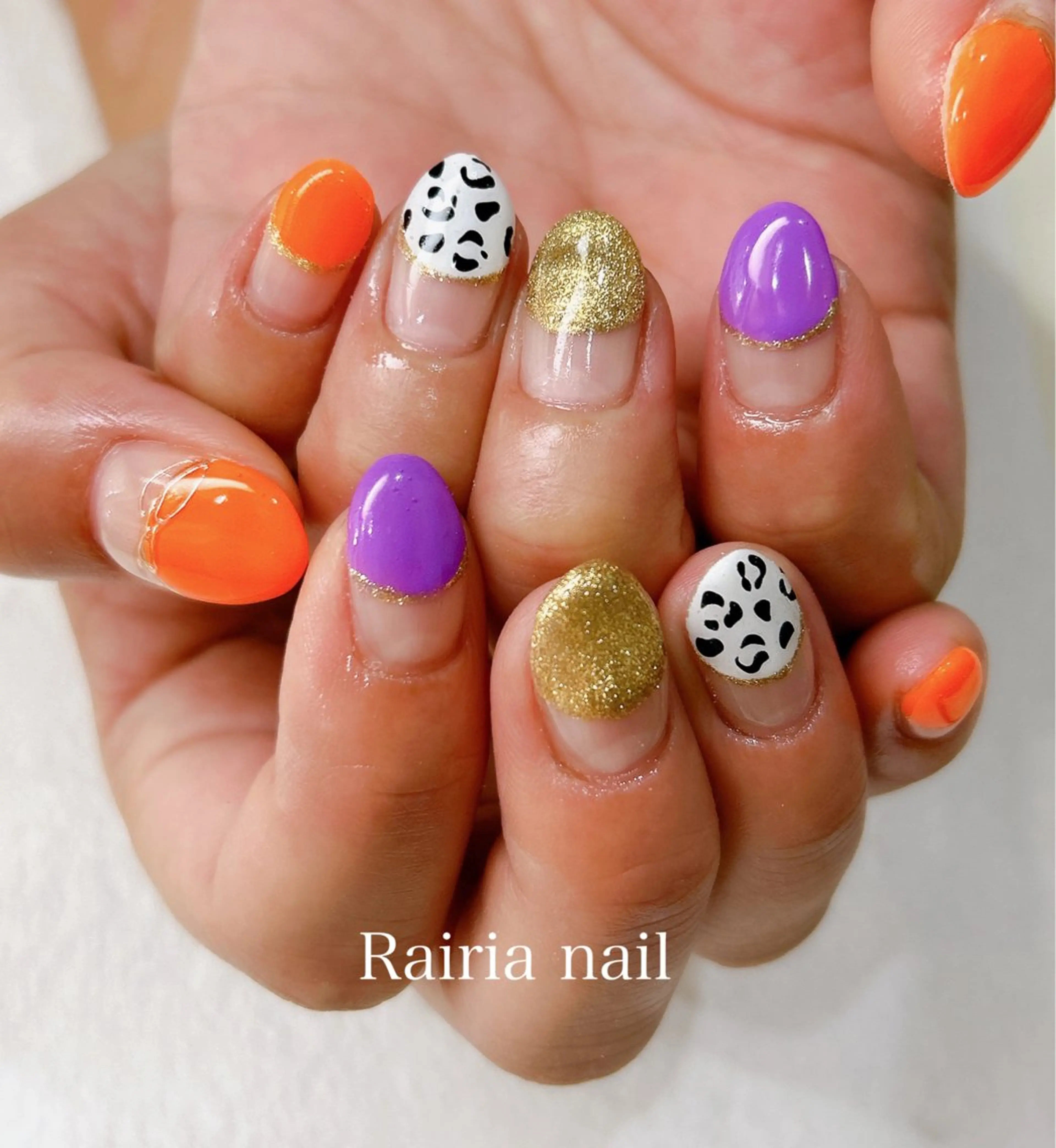 ネイル アートネイル ジェルネイル 持ち込み ニュアンスネイル パラジェル Rairia nail本八幡店のネイルデザイン