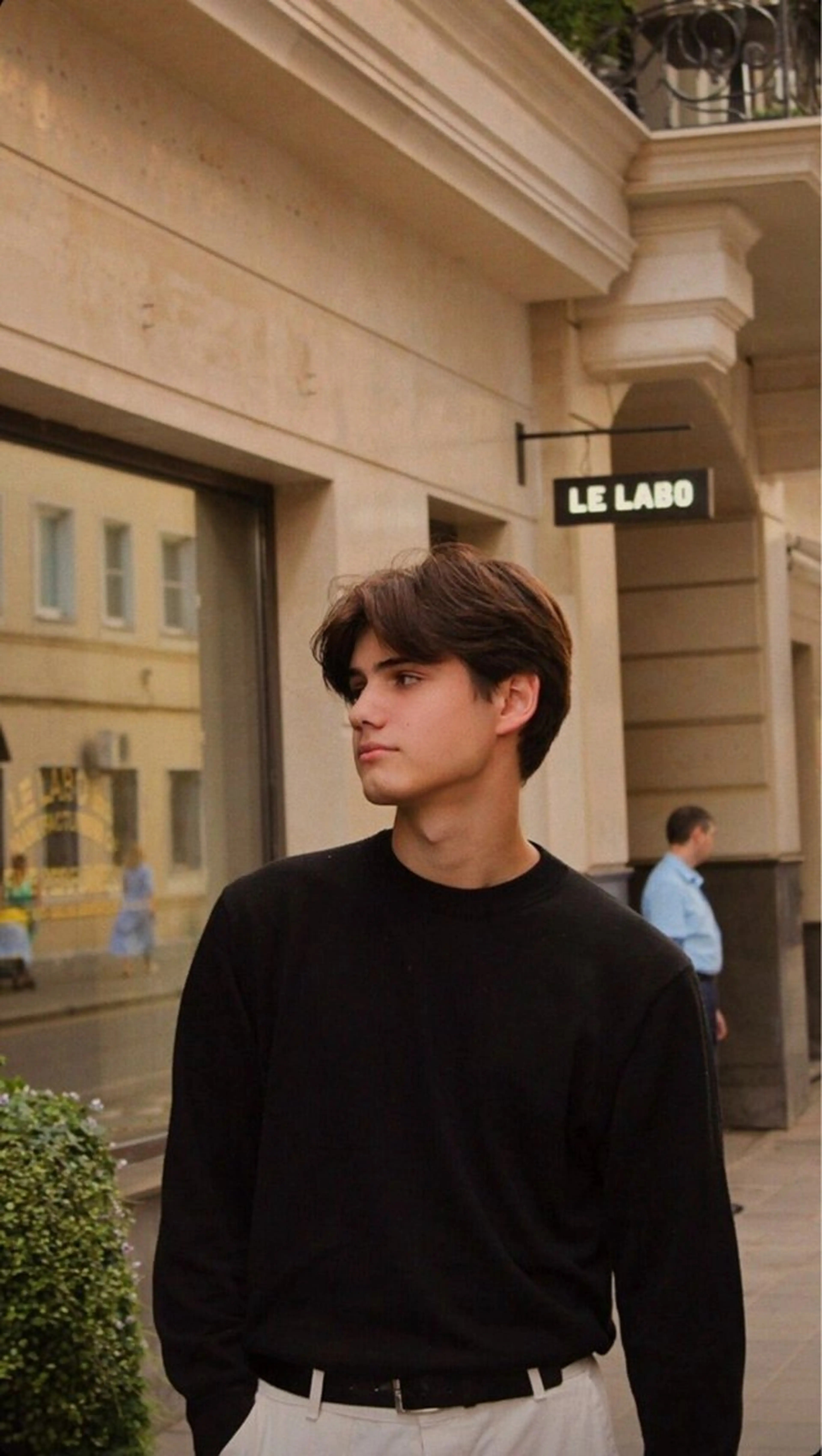 カラー パーマ メンズ ニュアンスパーマ atelier doux dimanche（アトリエ・ドゥー・ディマンシュ）所属・Fukamiレイヤー 透明感カラーのヘアスタイル