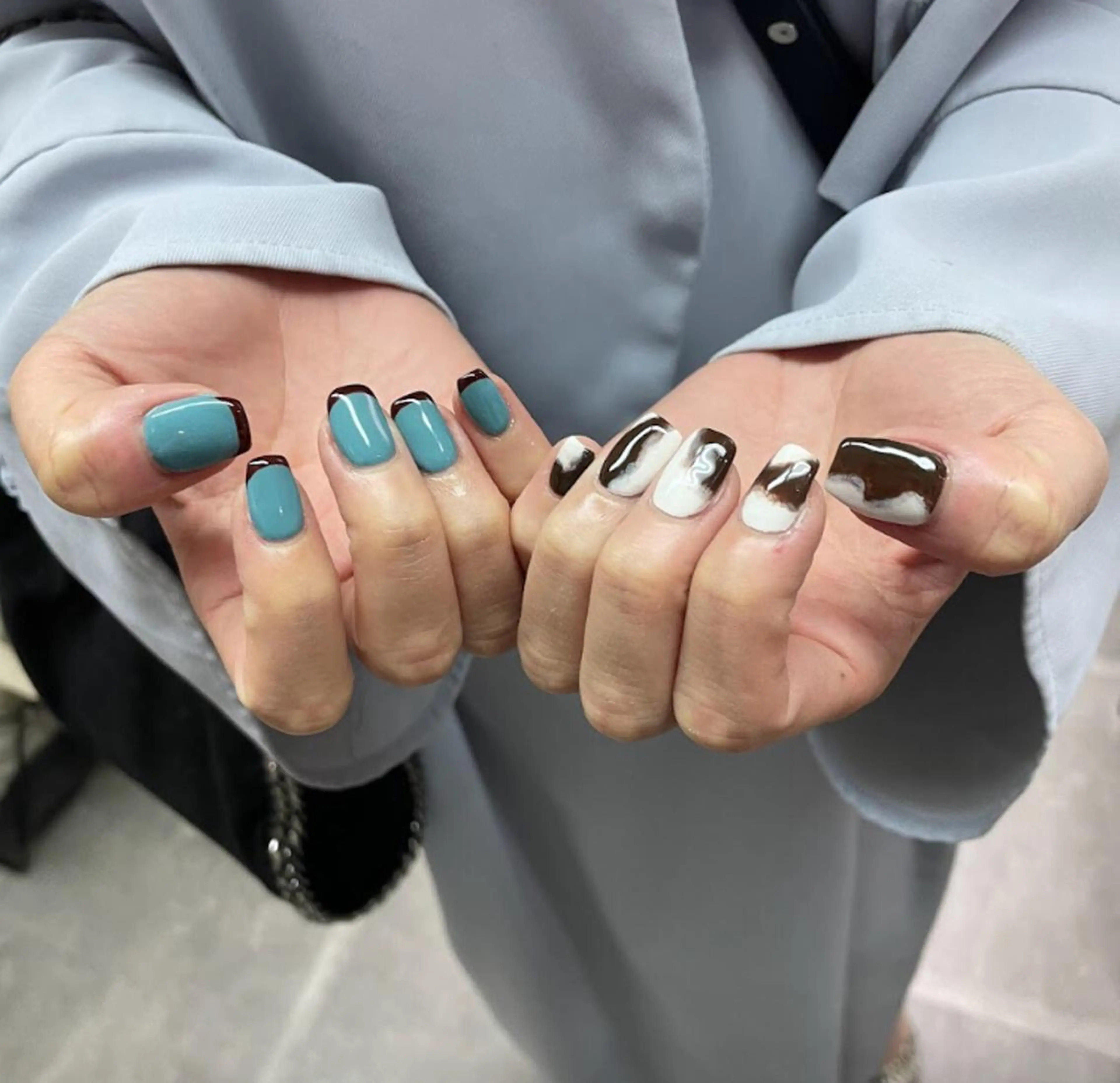 ネイル アートネイル フレンチネイル ジェルネイル ニュアンスネイル スカルプネイル nailstudio eviz新宿店のネイルデザイン