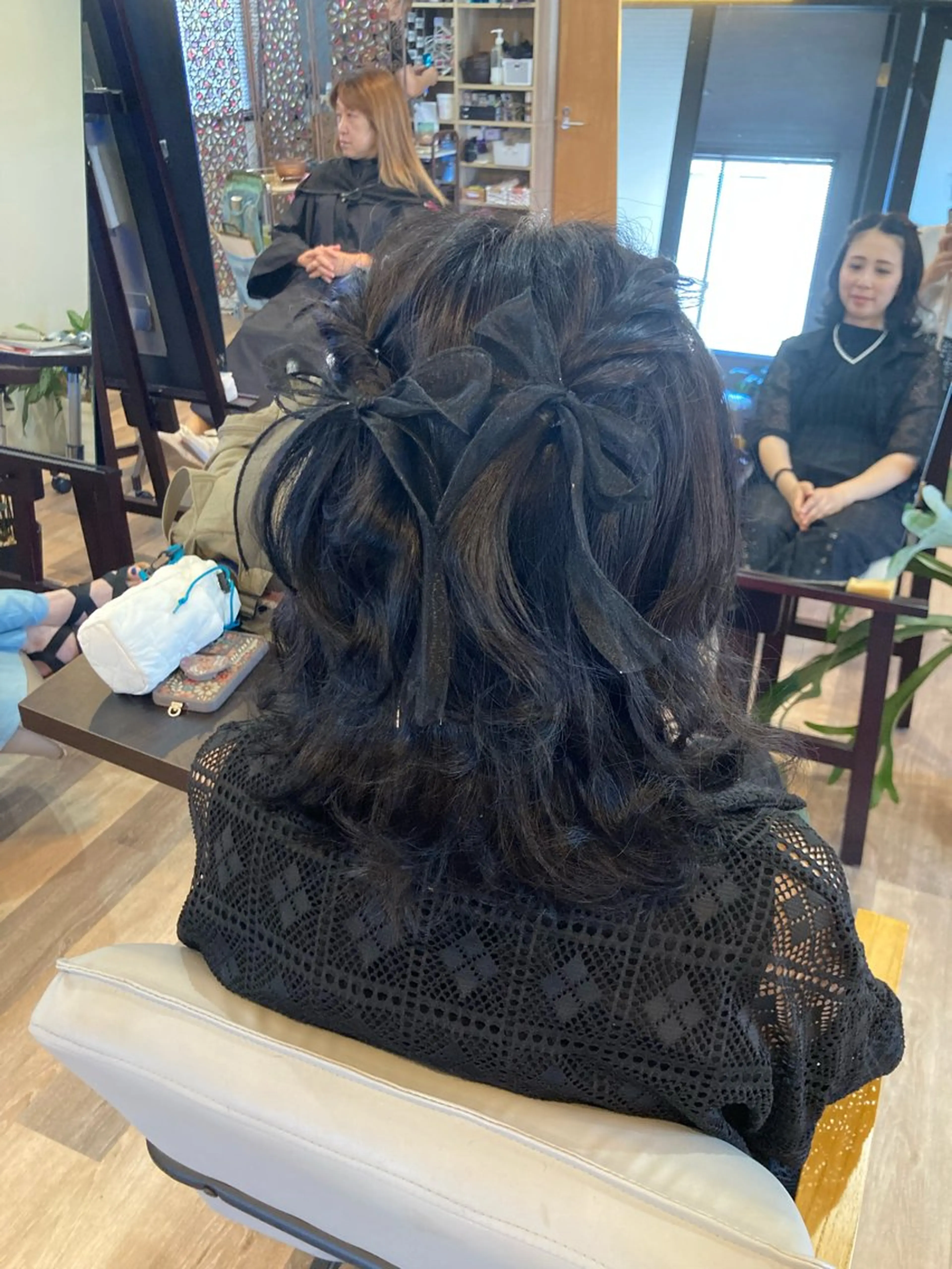 ミディアム ヘアセット 中野 紹江のヘアスタイル