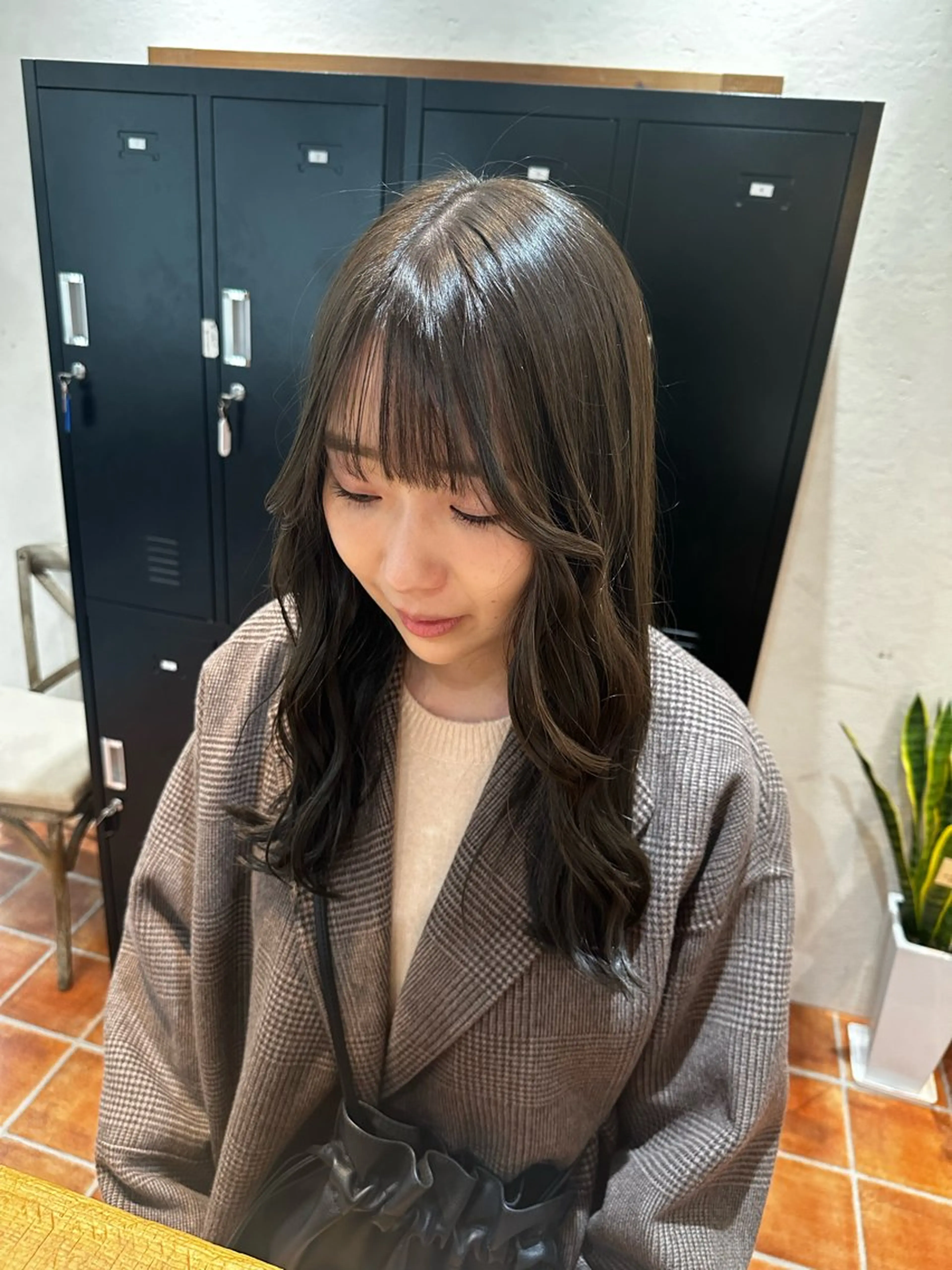 ロング レイヤーカット カット JOS所属・上野/エフェクトブリ ーチ✂︎touiのヘアスタイル