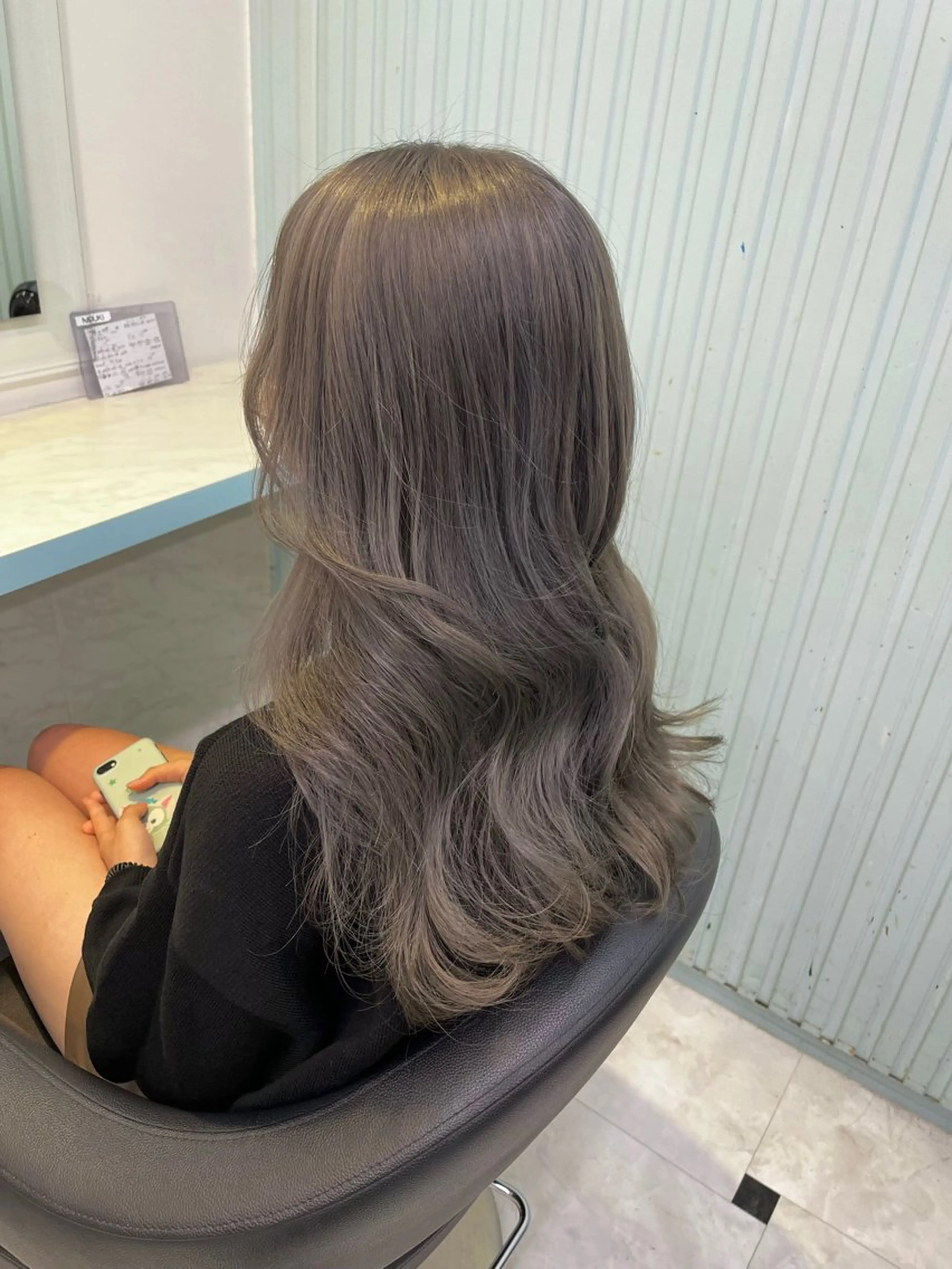 ロング カラー ヘアカラー トリートメント ブリーチカラー 🩵MIZUKIのヘアスタイル