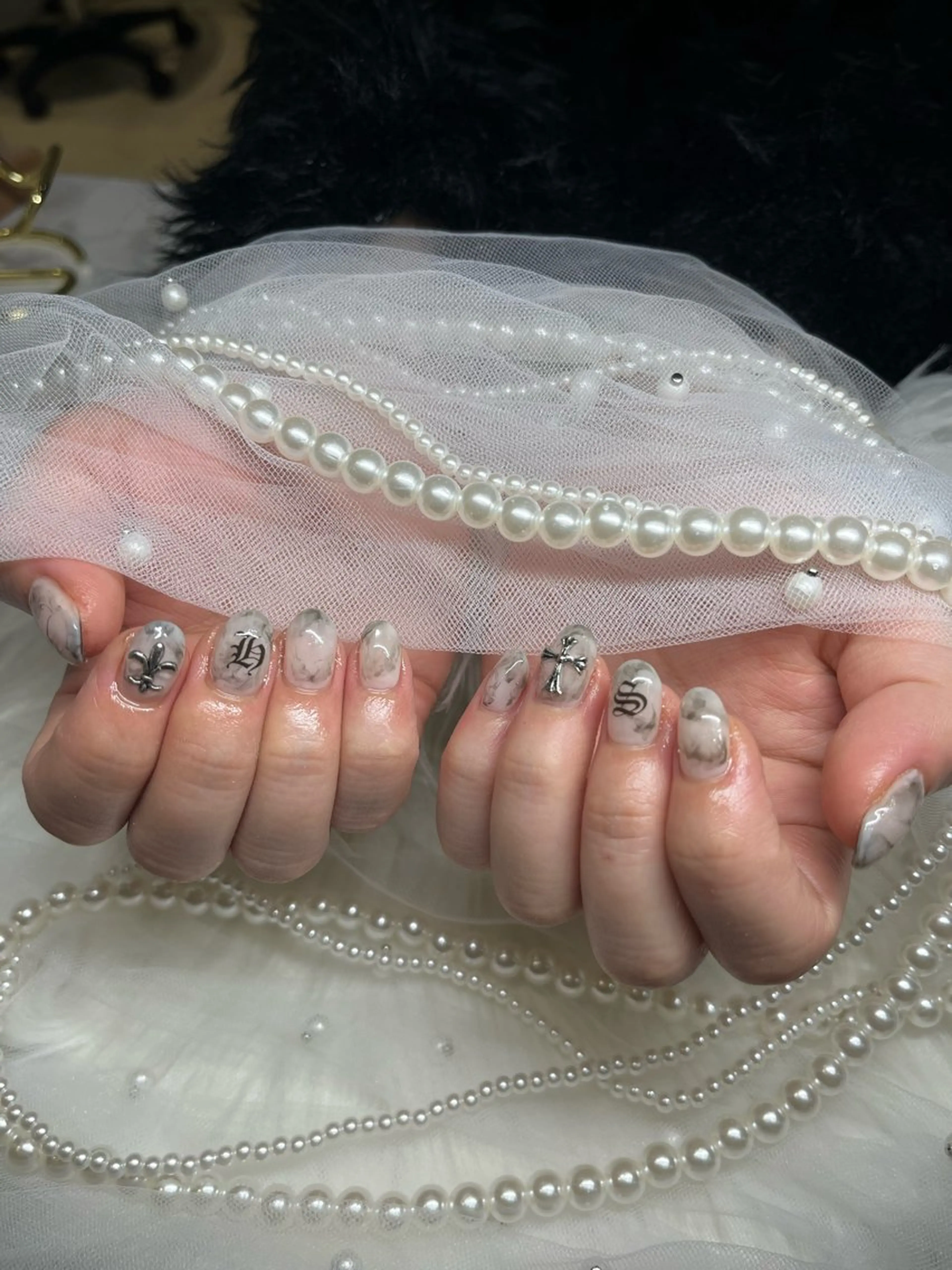 ネイル アートネイル ニュアンスネイル ハンドネイル Babel新町店 _mao🩵のネイルデザイン