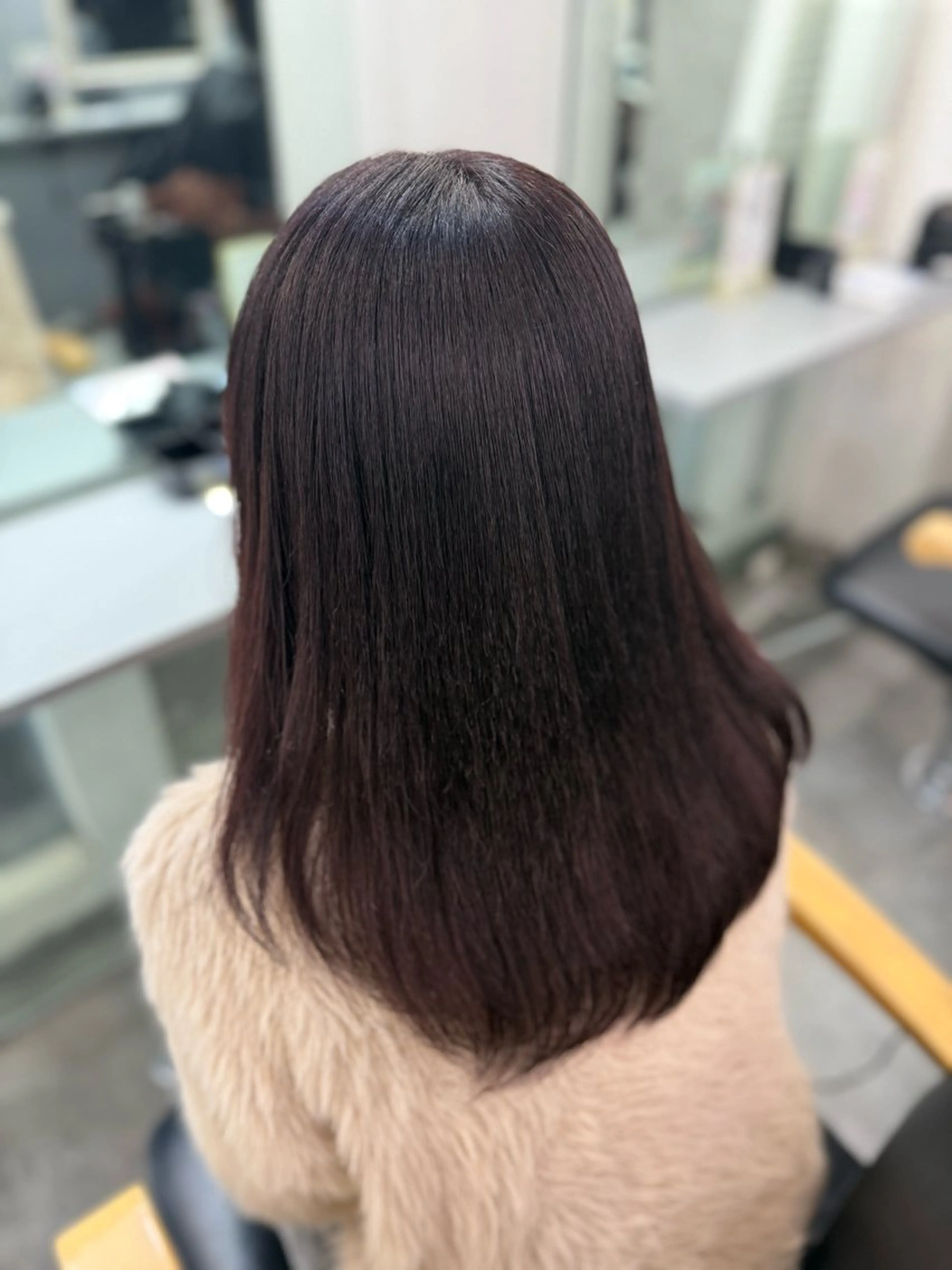 ミディアム カラー ブラウンカラー 透明感カラー ラベンダーカラー ラベンダーブラウン トリートメント 透明感/艶髪/ 🌷mihiro🌷のヘアスタイル