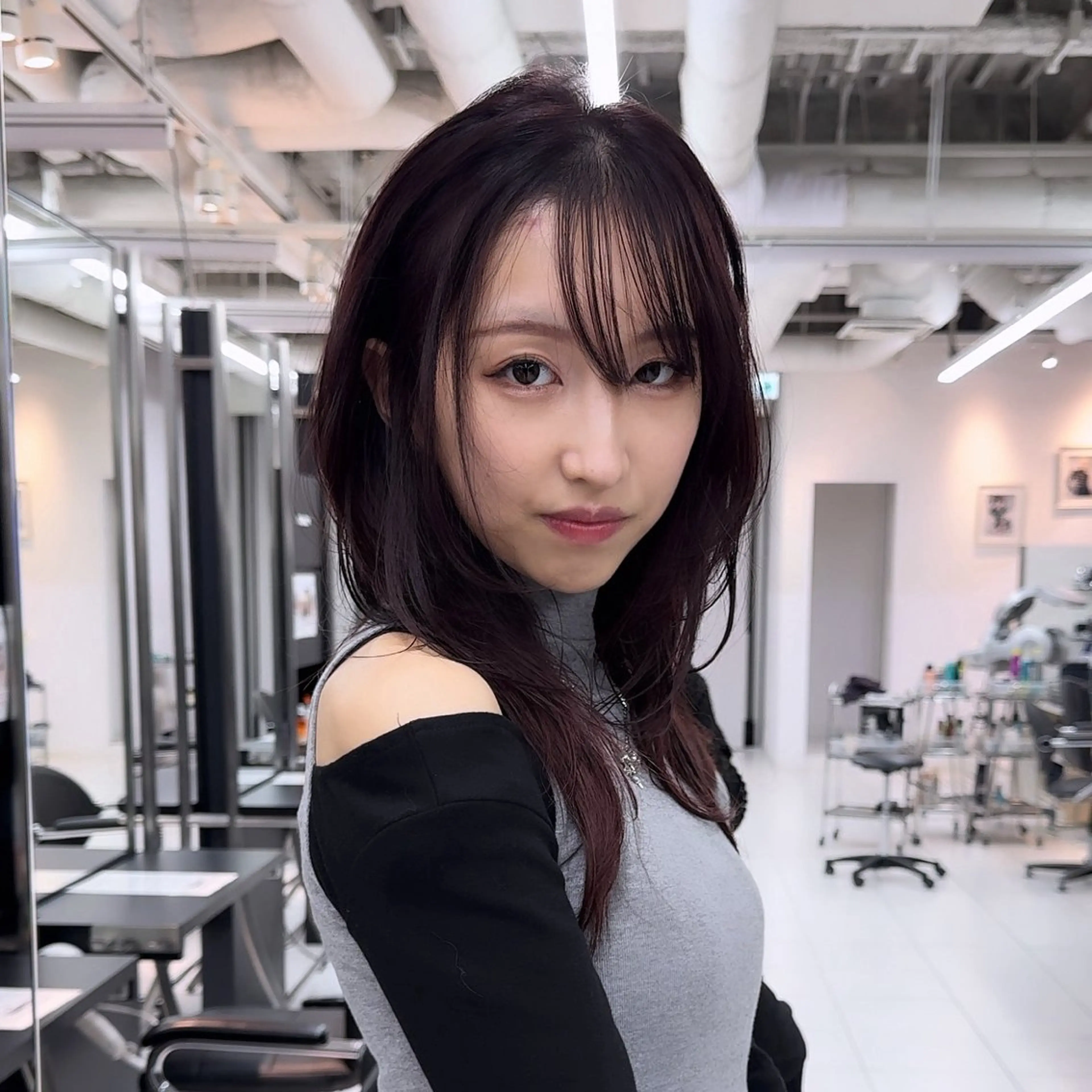 ミディアム レイヤーカット/ 堀匠吾のヘアスタイル