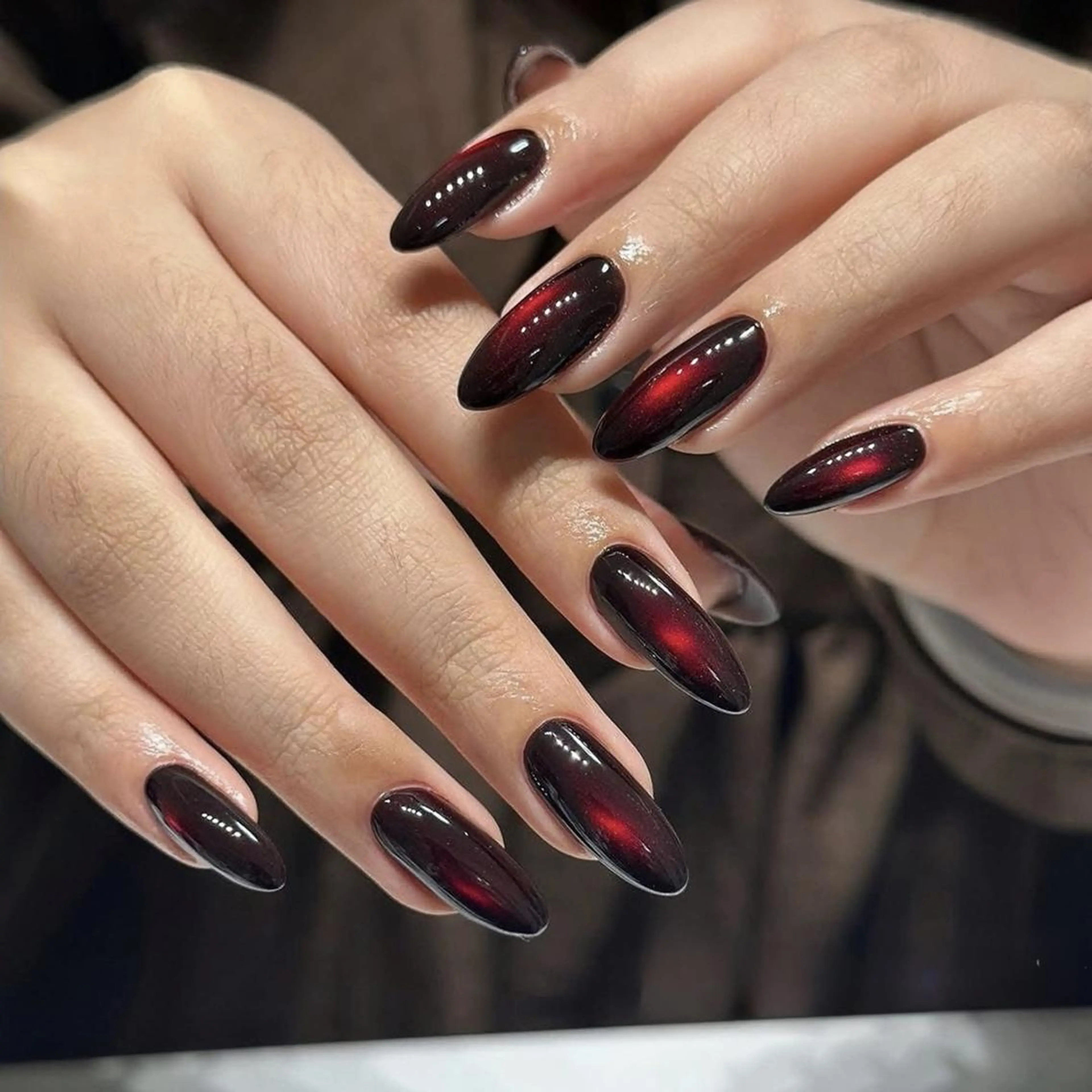 セミロング 韓国風ヘア ハンドネイル Bling Salonのネイルデザイン