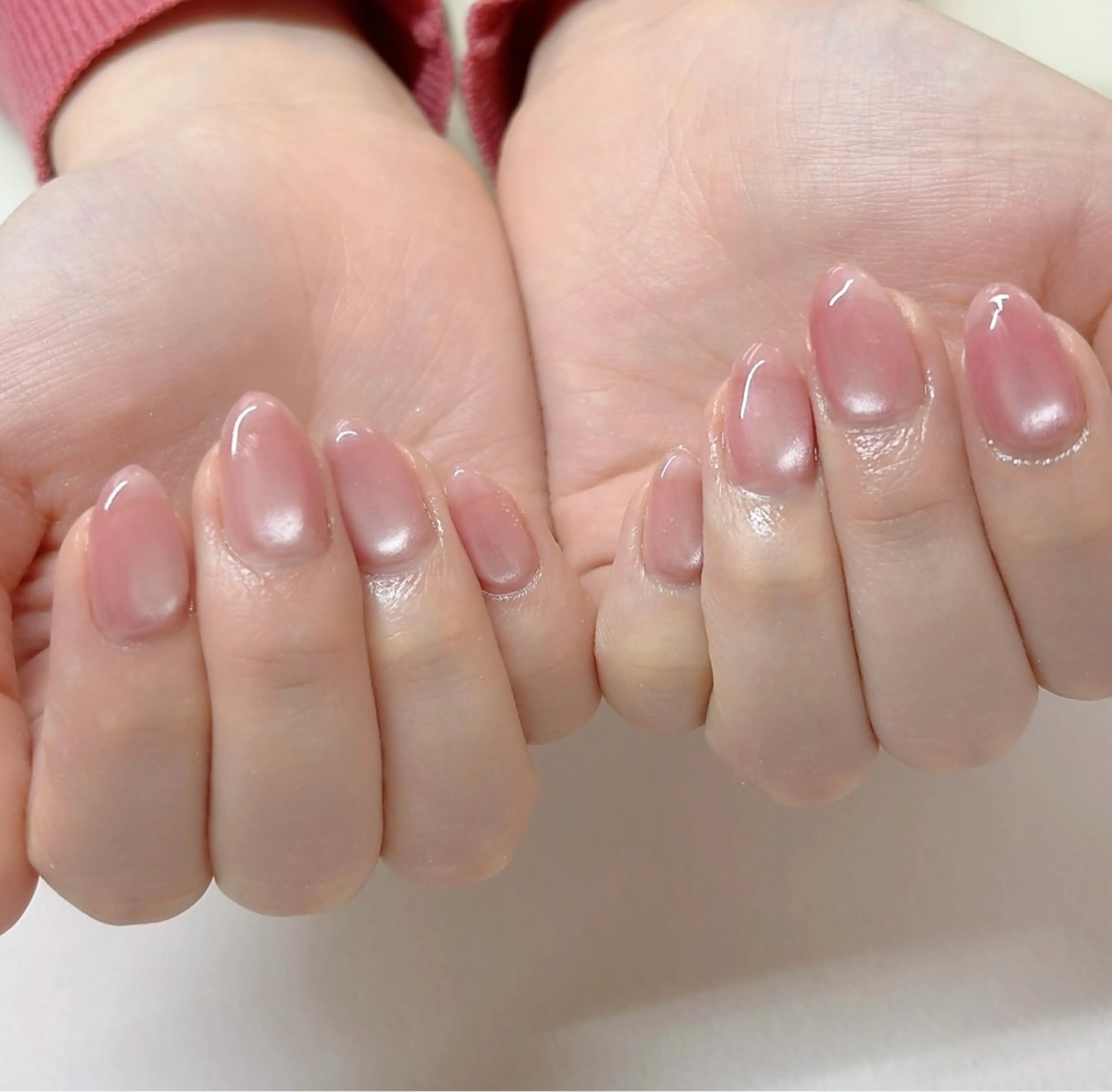 ネイル マグネットネイル ピンク 春ネイル ハンドネイル iku🌷 by 上福岡らんらんのネイルデザイン