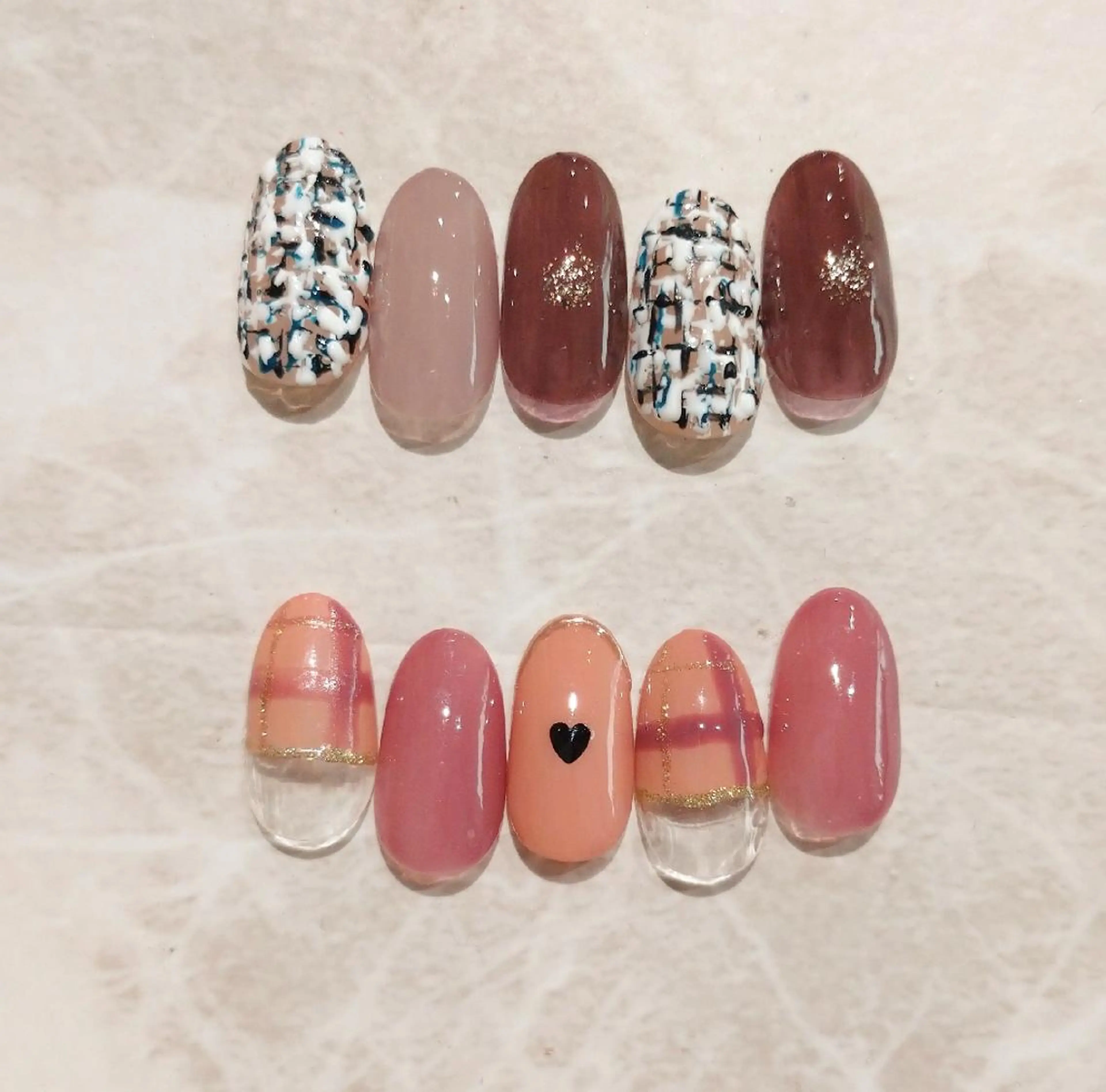 ネイル 會田 瑠衣のネイルデザイン