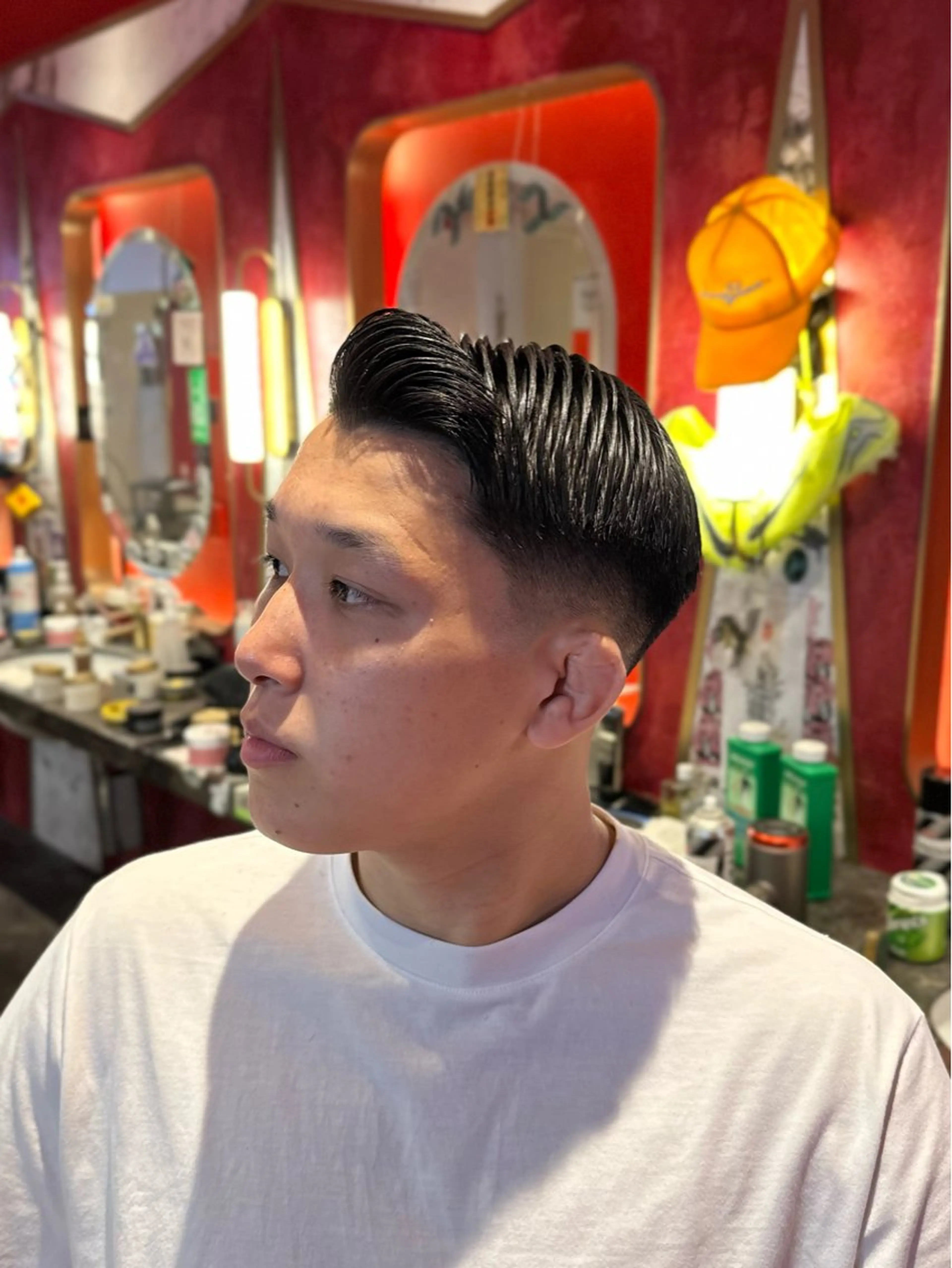 メンズ フェードカット スキンフェード MERICANBARBERSHOP®︎TYO所属・渋谷BARBER/ キリのヘアスタイル