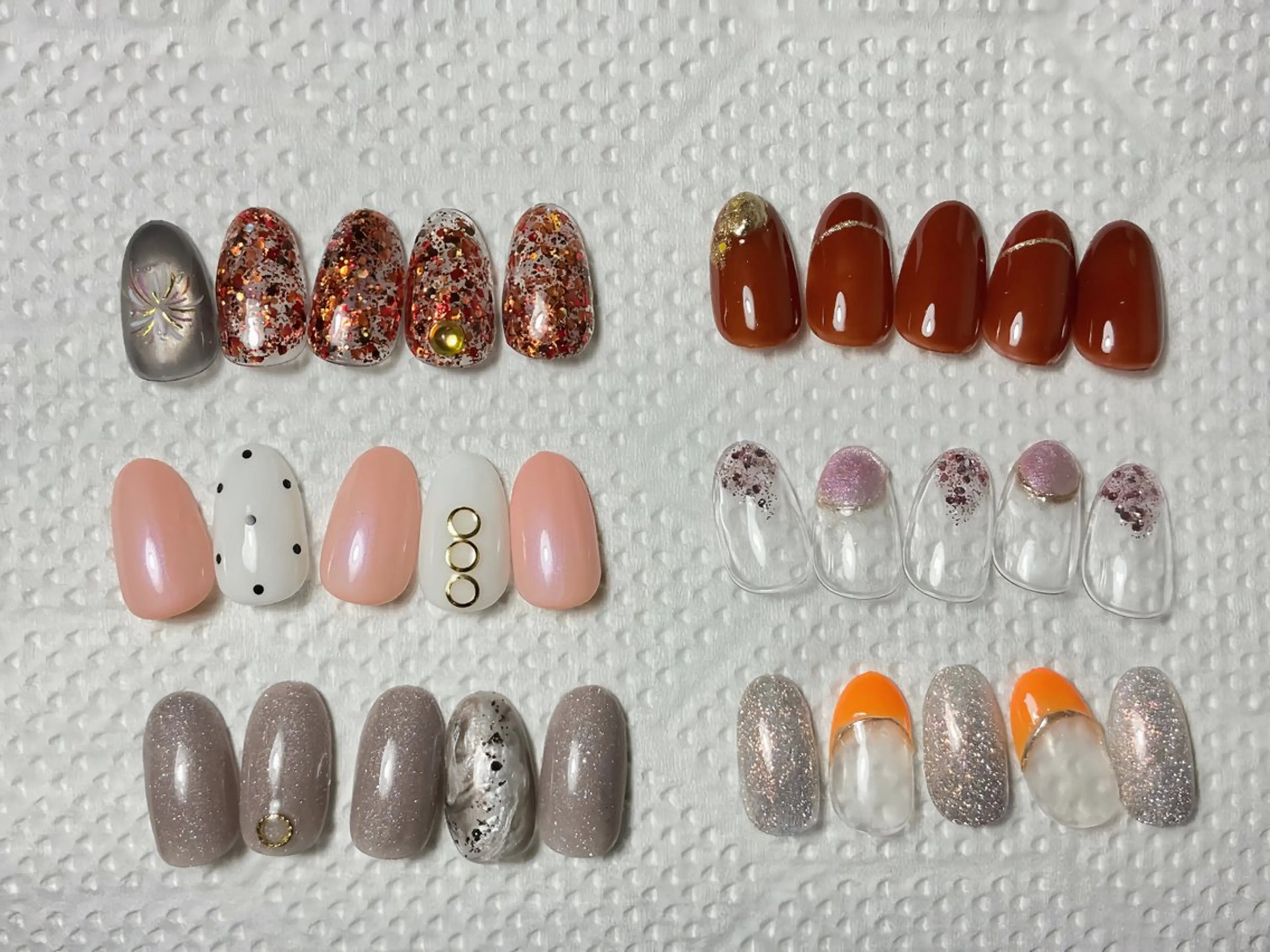 ネイル オーロラネイル 長さ出し フレンチネイル ジェルネイル ガラスフレンチ ハンドネイル Rela・S NAILのネイルデザイン