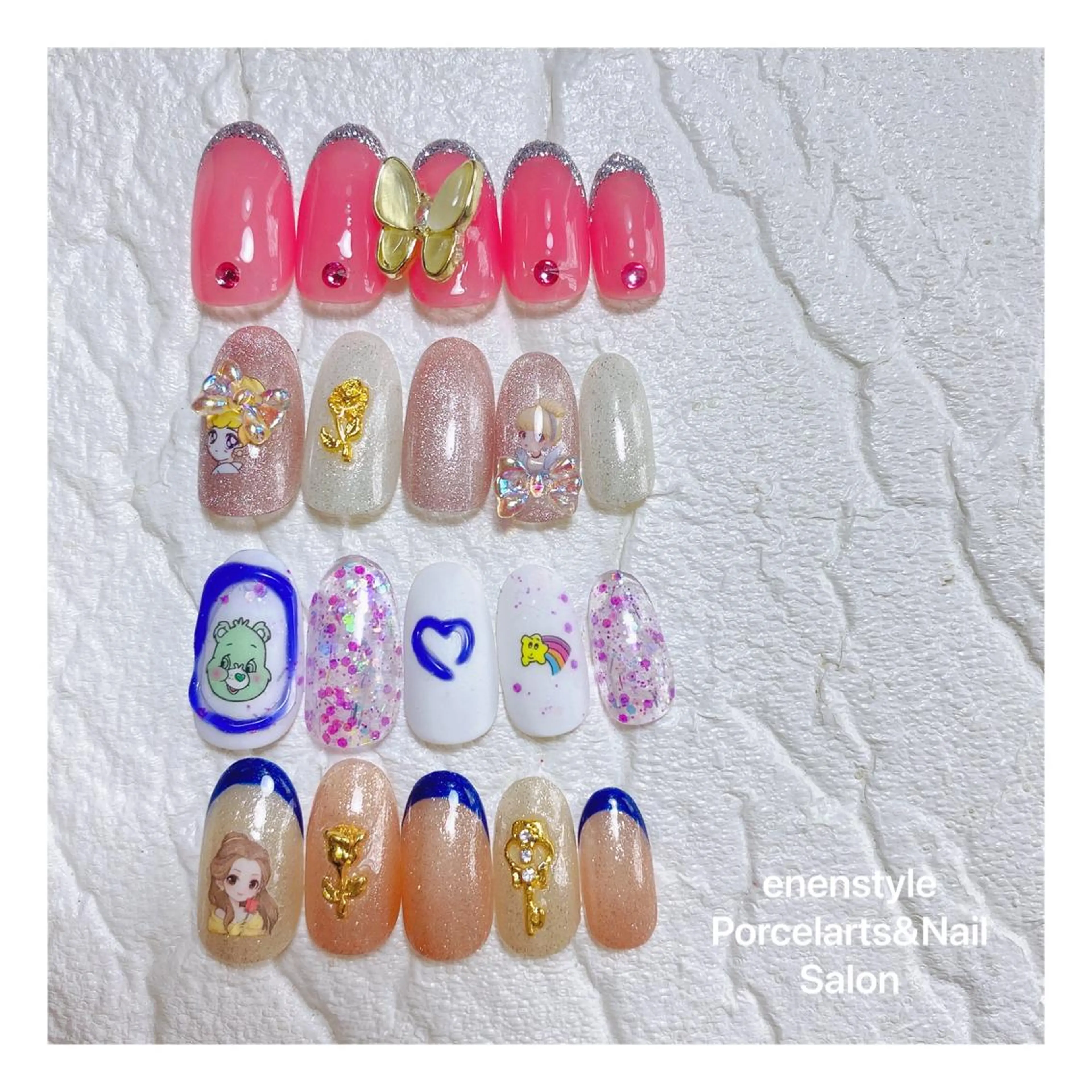 ミディアム ネイル 👑enen style👑のネイルデザイン