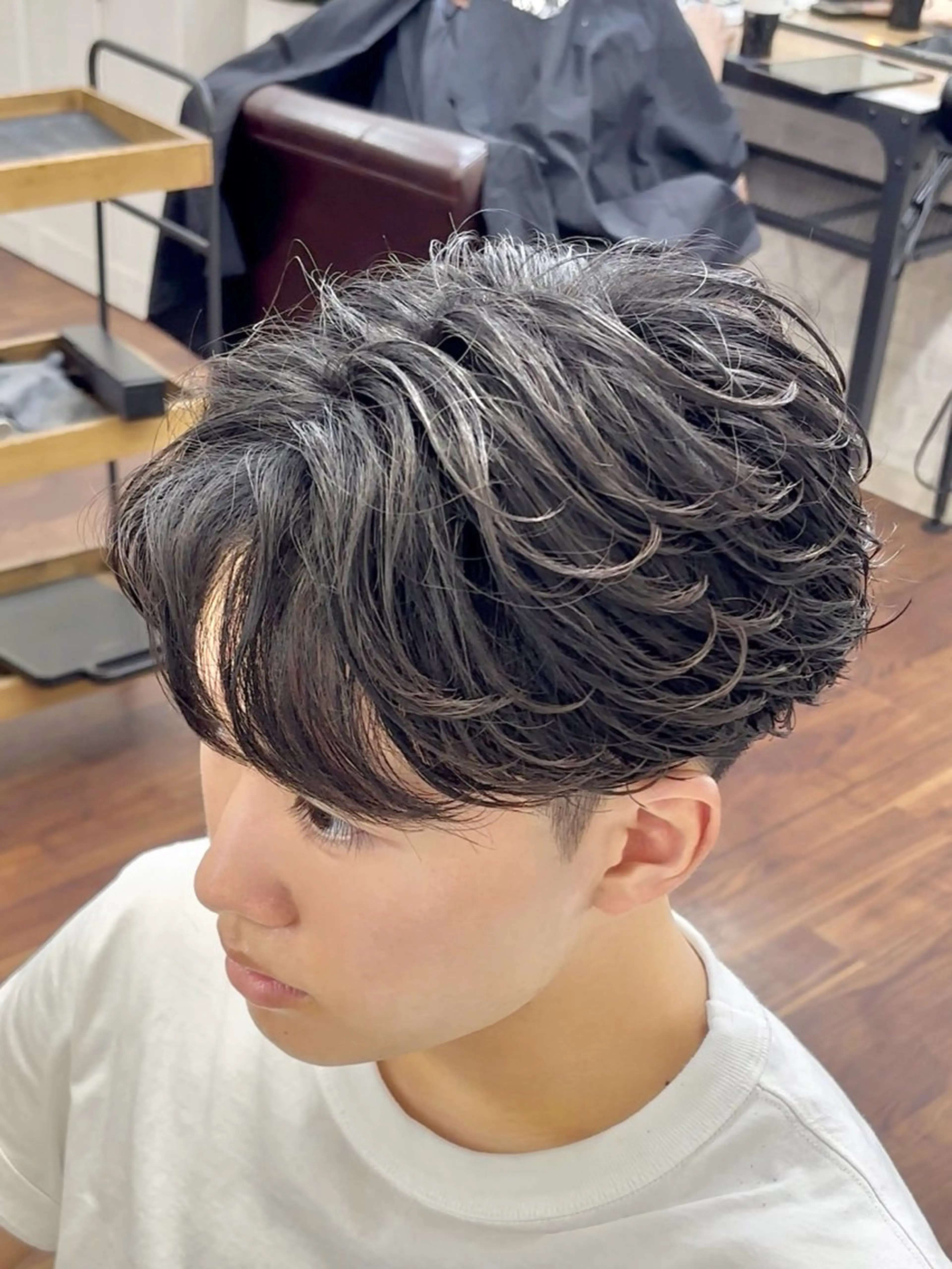 パーマ メンズ フェザーパーマ メンズパーマ Rikito /メンズパーマのヘアスタイル