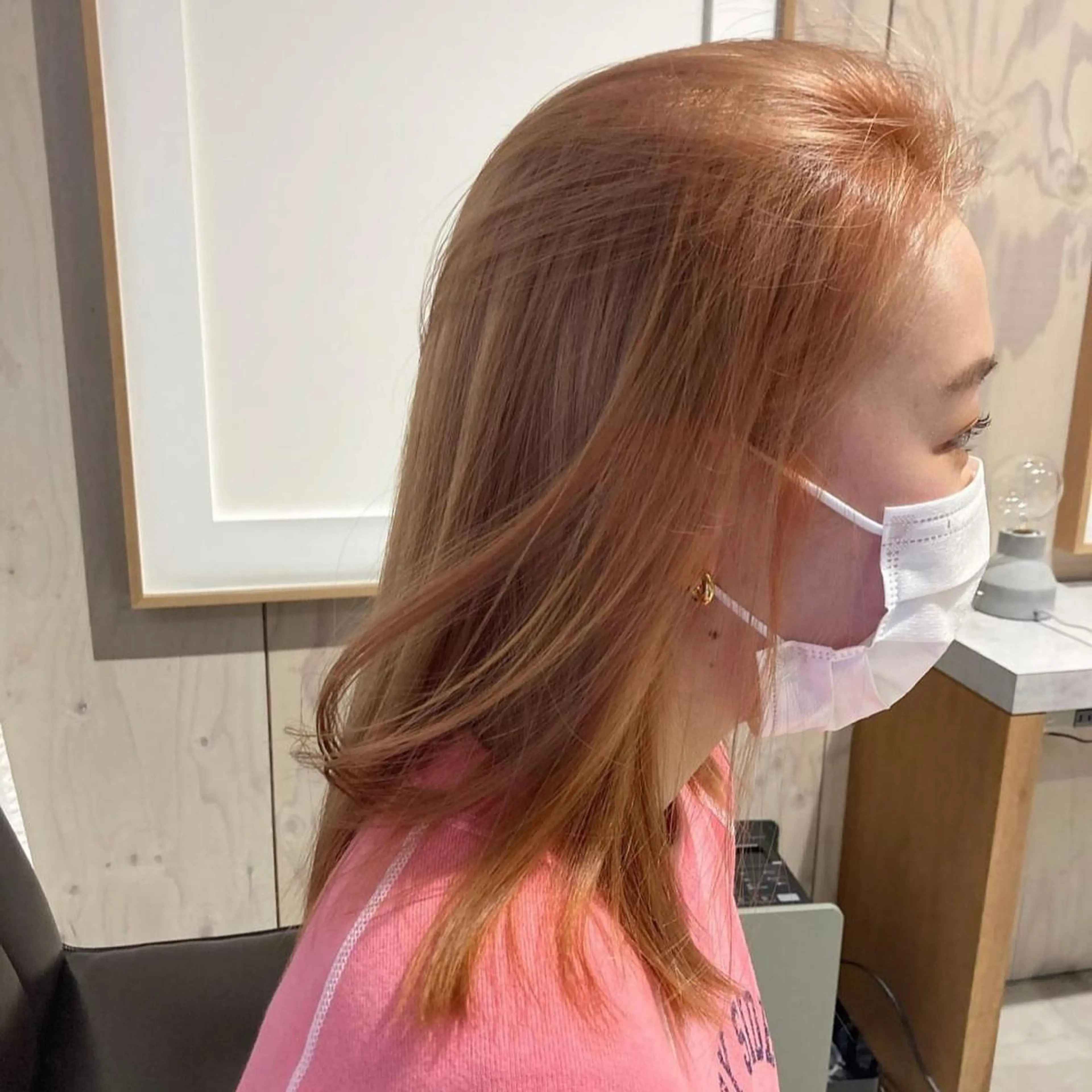 ミディアム カラー ヘアカラー トリートメント GO TODAY SHAiRE SALON 原宿本店所属・ボブ/レイヤー/ ハッシュカット/河内のヘアスタイル