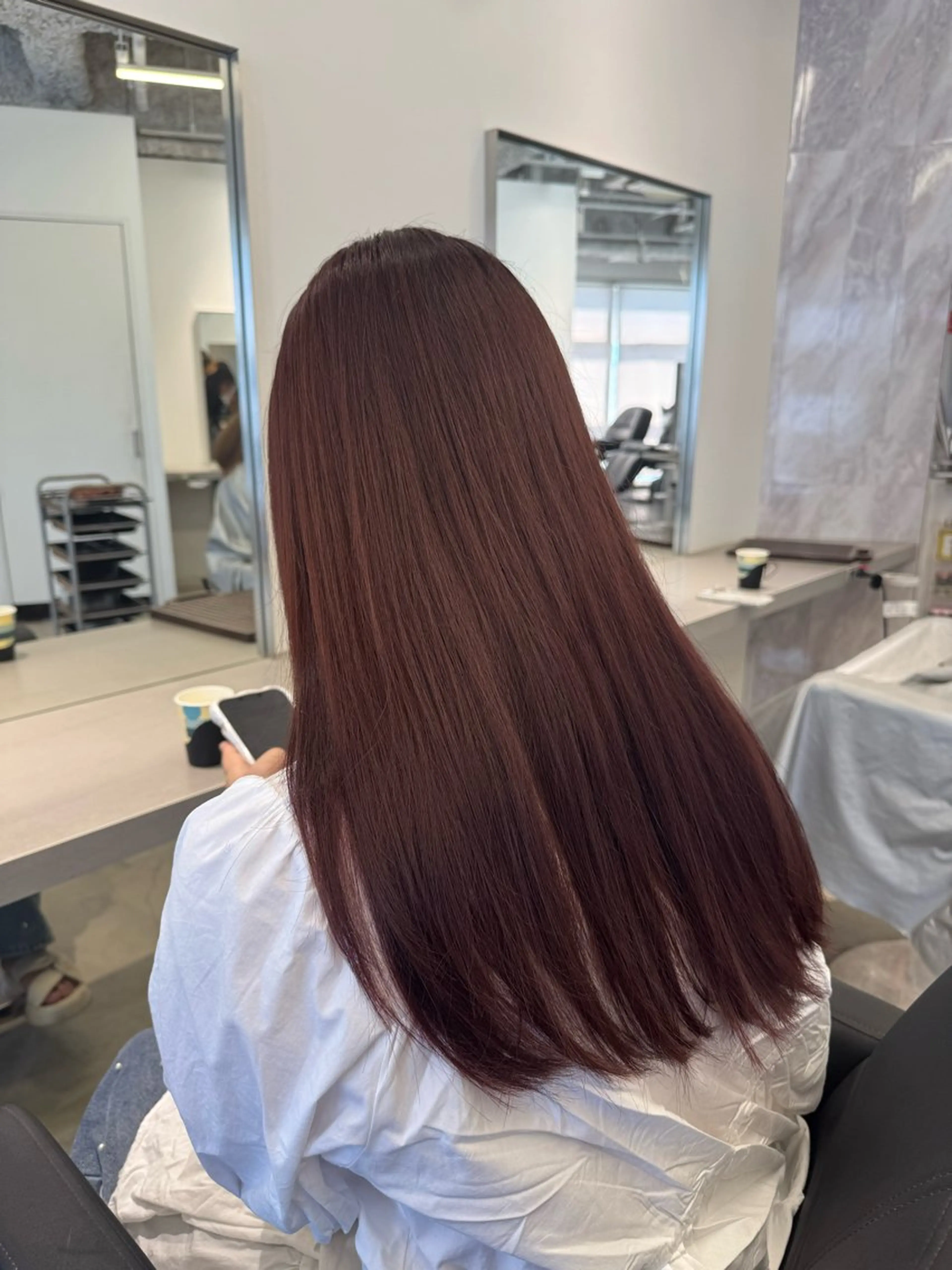 【🤭12/17限定クーポン🤭】カット+透明感カラー+ハホニコトリートメント🧴🫧の写真