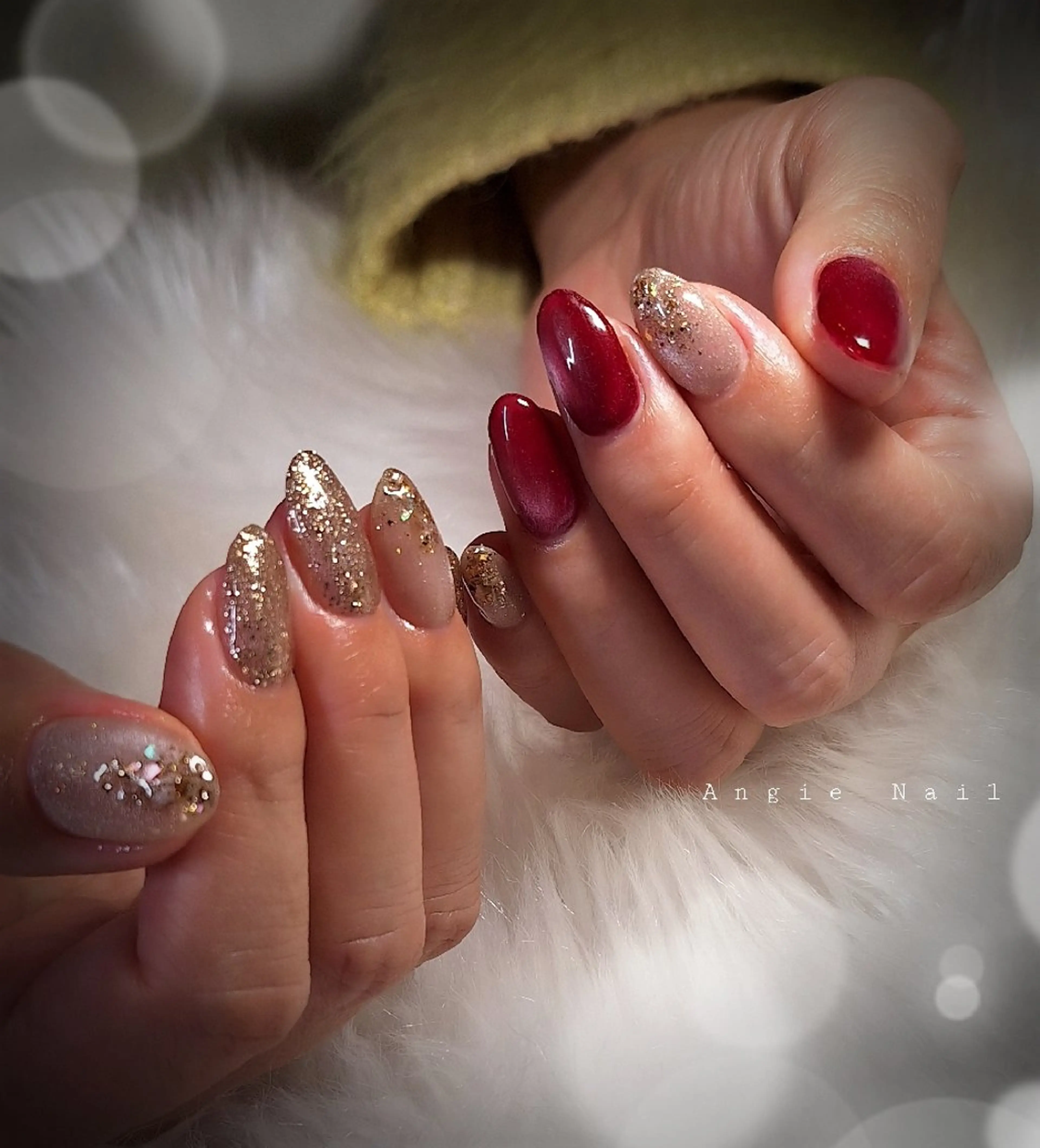 ネイル ハンドネイル Angie Nail (アンジーネイル)所属・Angie Nail (ｱﾝｼﾞｰﾈｲﾙ)のネイルデザイン