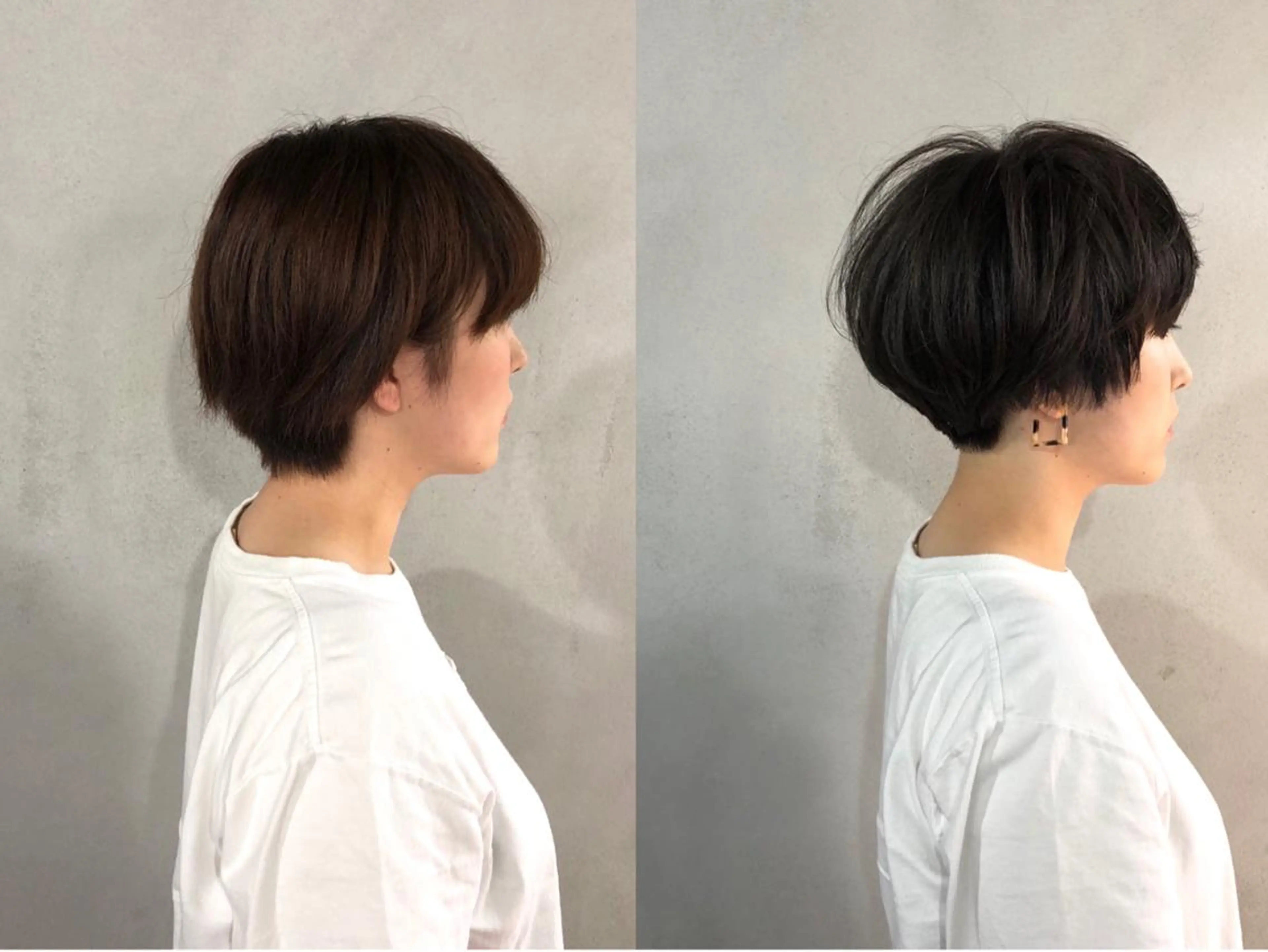 ショート カラー ショートヘア カット ヘアカラー ボブ/ショート/ 白髪染め/メンズ葛西のヘアスタイル