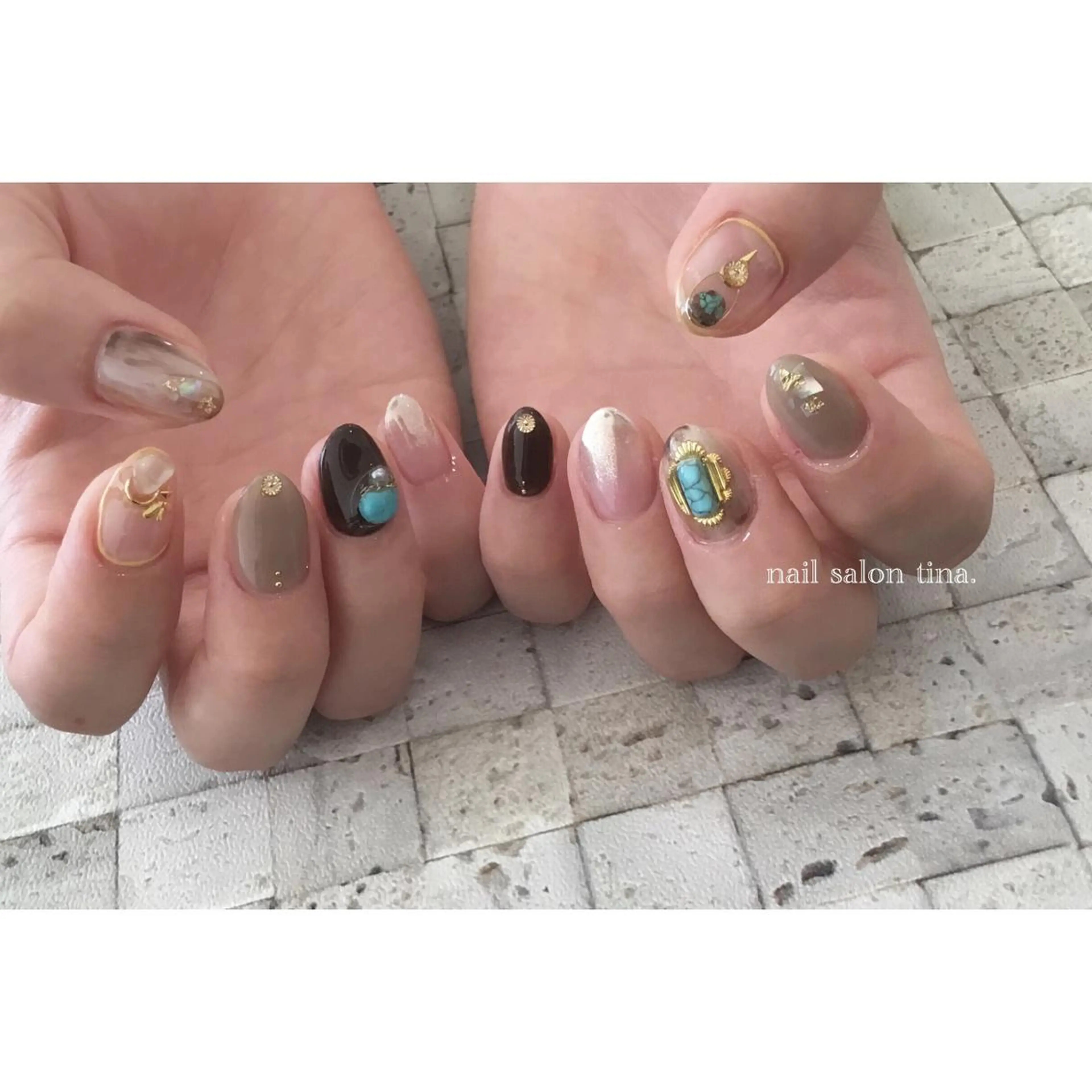 ネイル nail salon tina.所属・中山 はづきのネイルデザイン