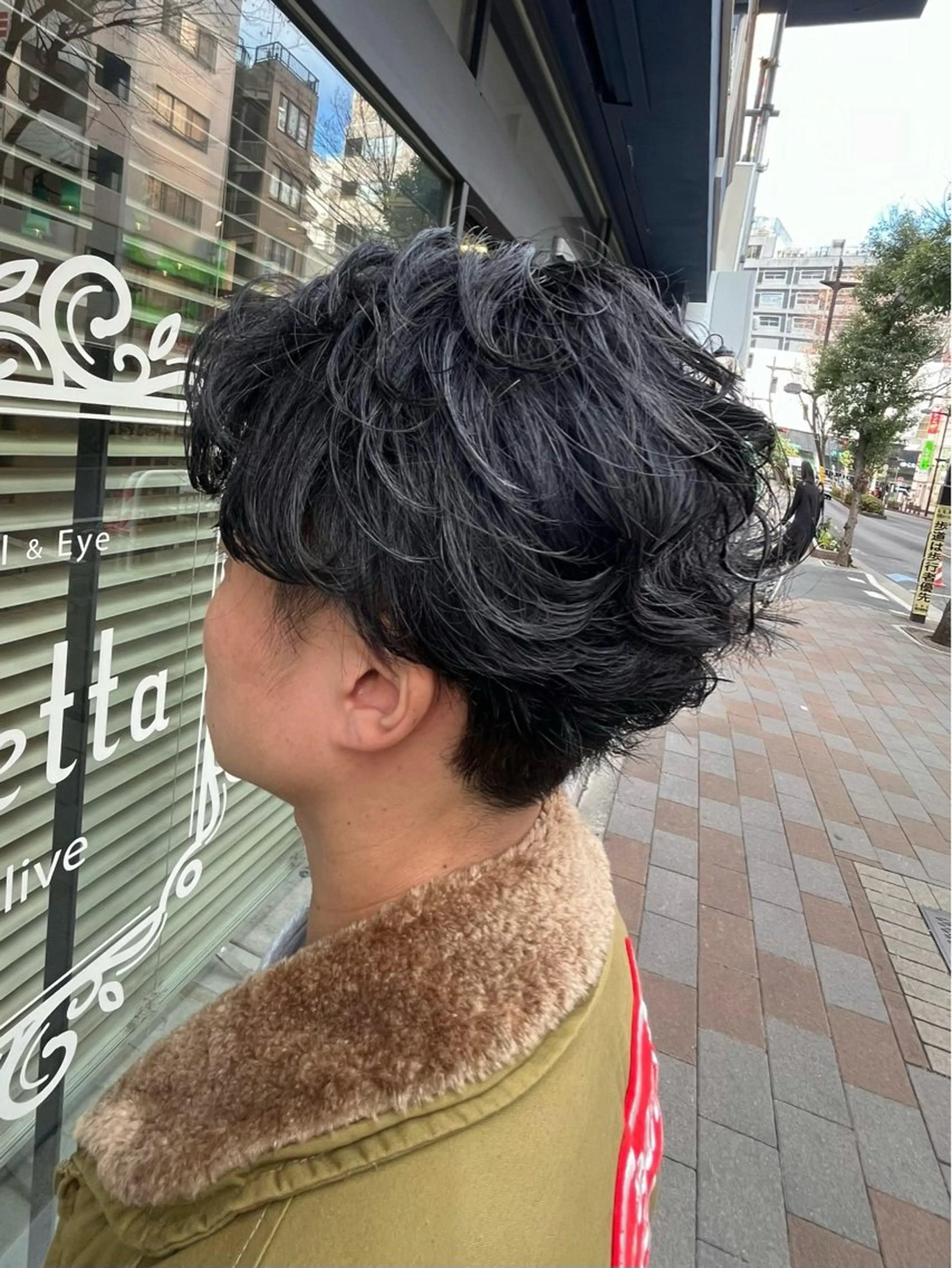 パーマ メンズ カット パーマ ヤシロケンタ メンズ特化のヘアスタイル