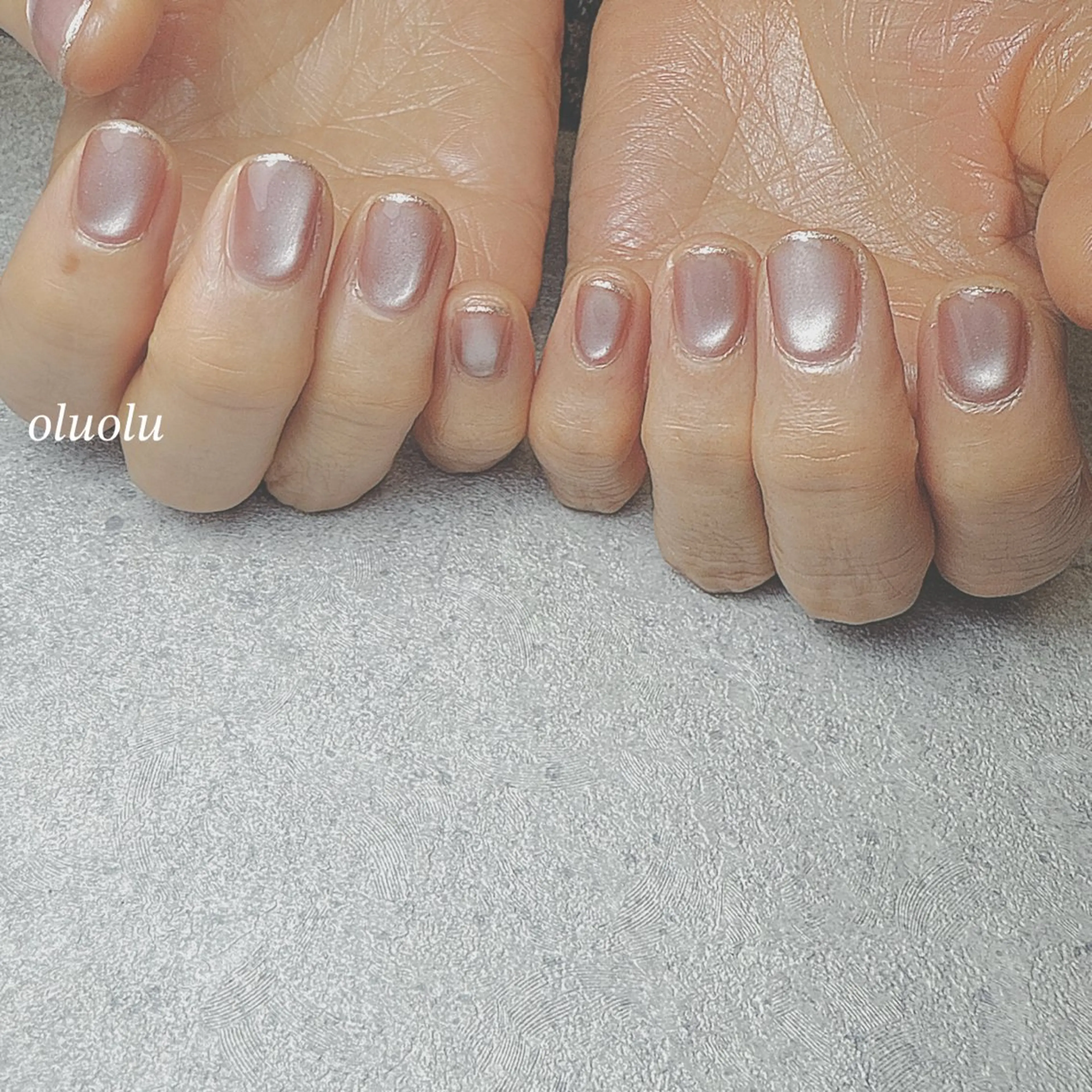 ネイル アートネイル フットネイル マグネットネイル オフィスネイル ショートネイル ハンドネイル 大村 紬華のネイルデザイン