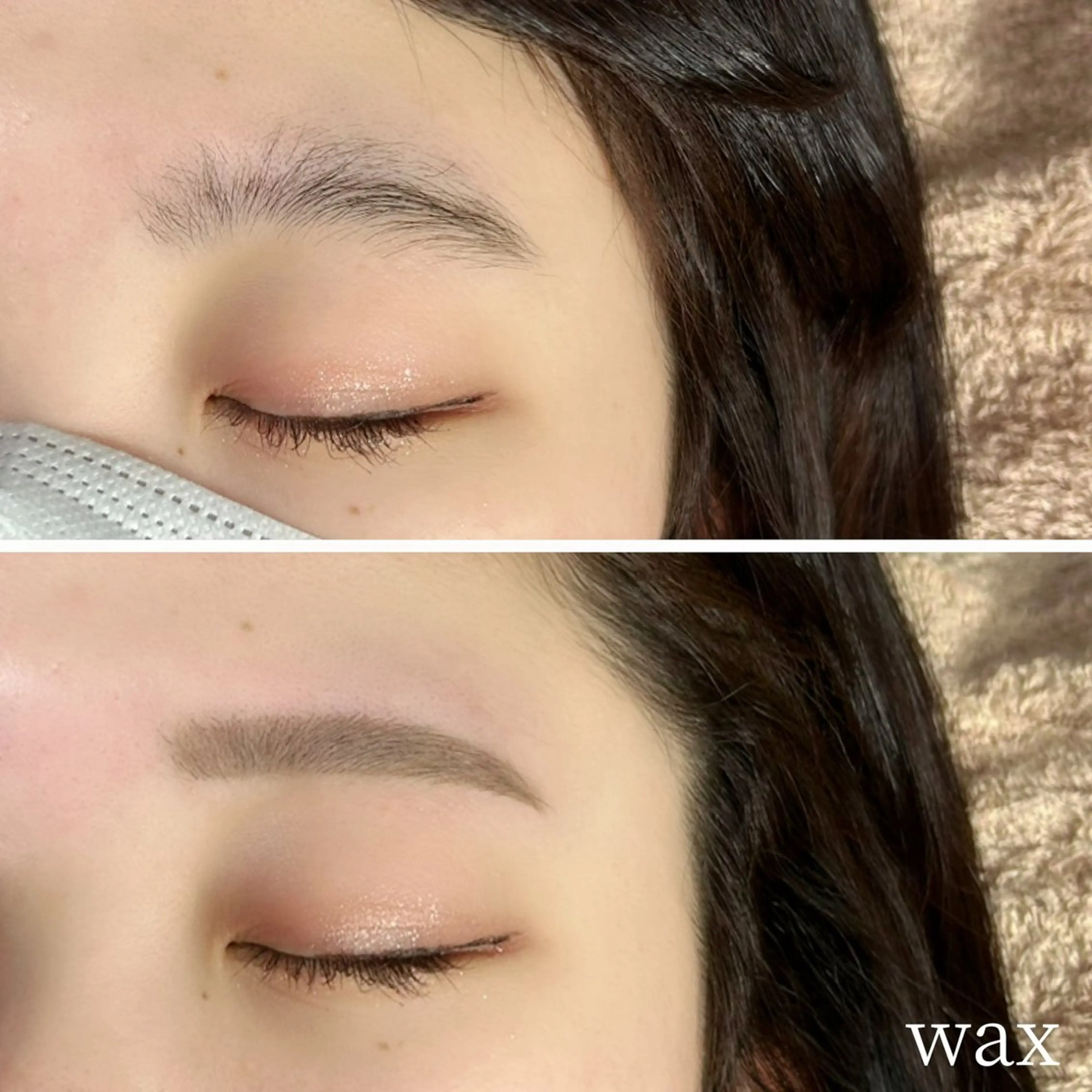 アイブロウ 眉毛ワックス脱毛 ワックス脱毛 眉カット sumi eye & nailのマツエク・マツパデザイン