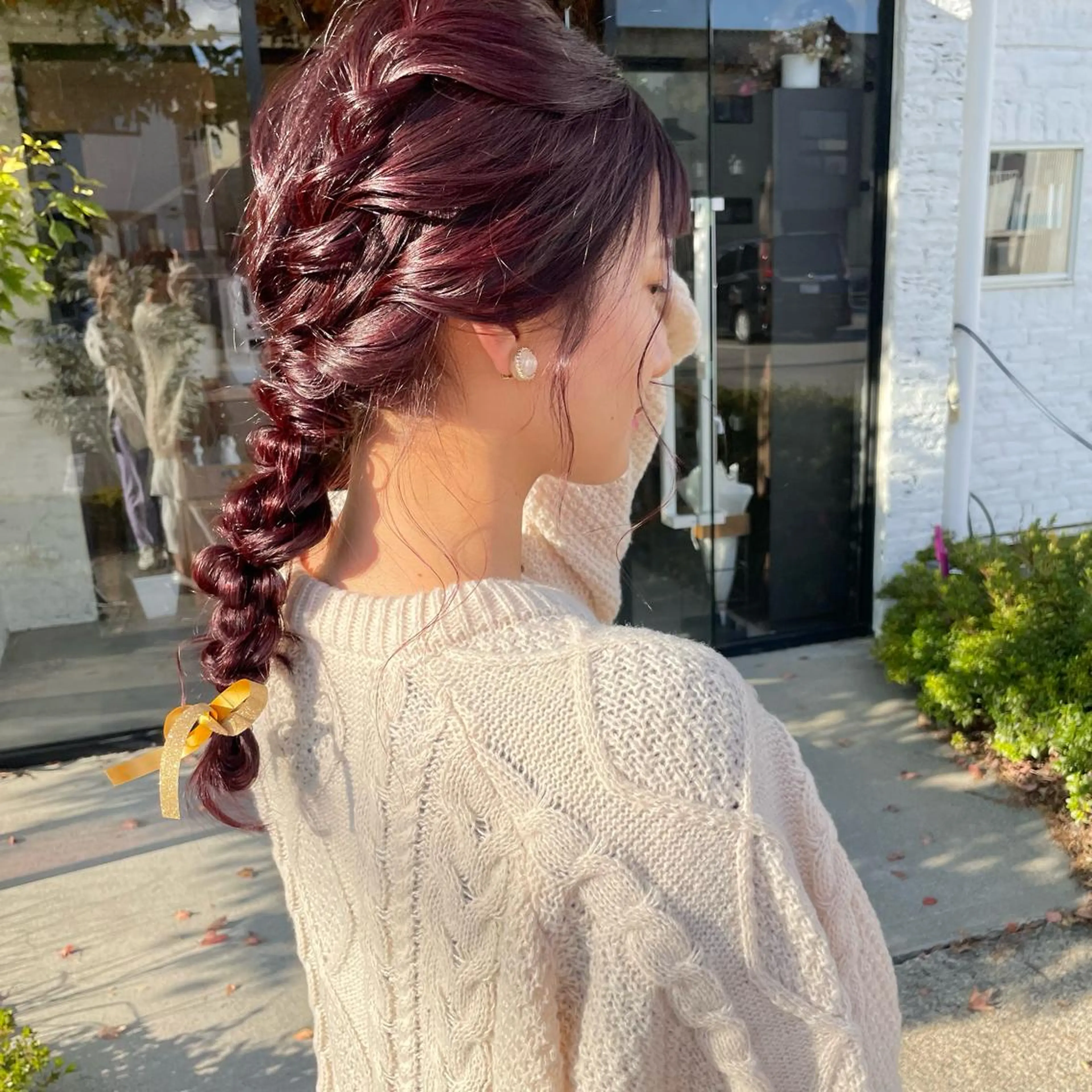 セミロング ヘアセット kyoka .のヘアスタイル