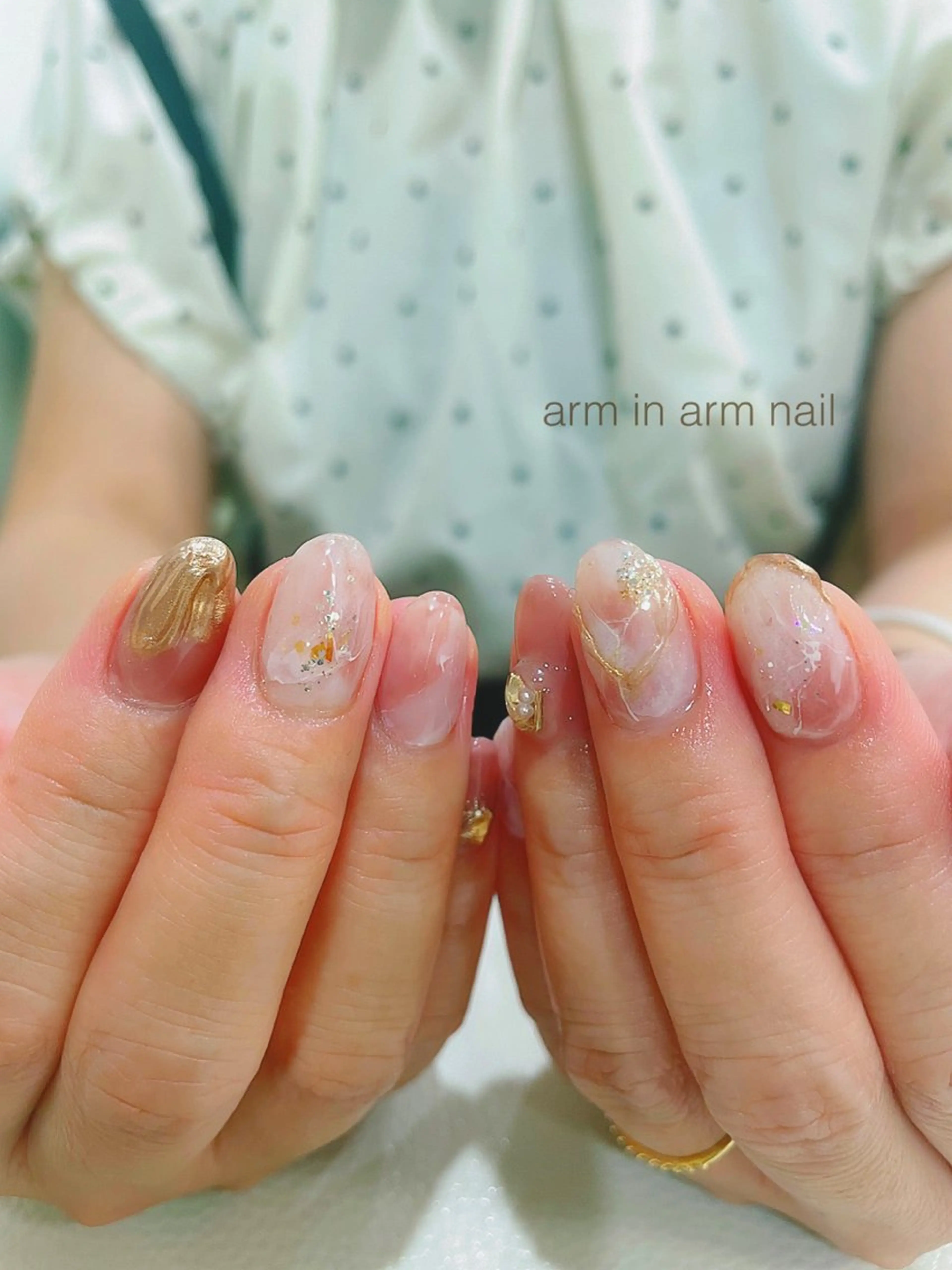 ネイル arm in arm ︎✿Yamamotoのマツエク・マツパデザイン