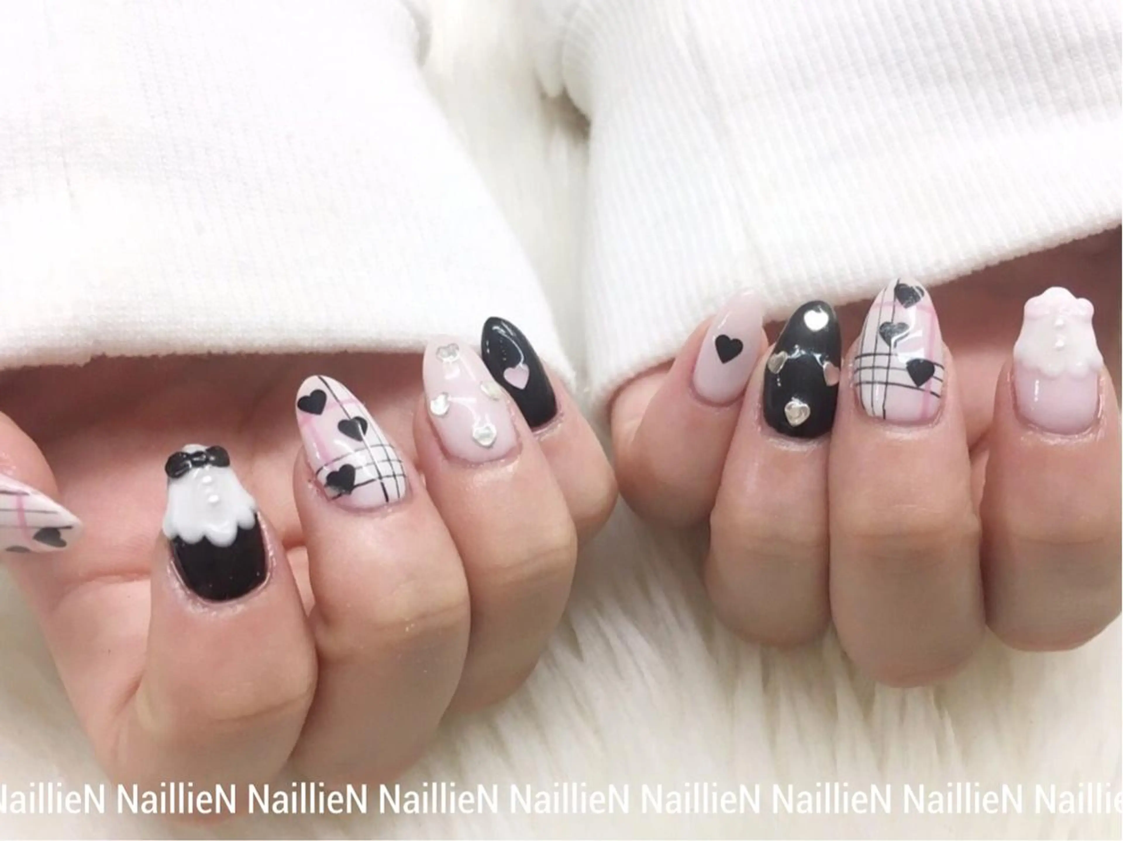 ネイル ガーリー ハンドネイル Nail lieNのネイルデザイン