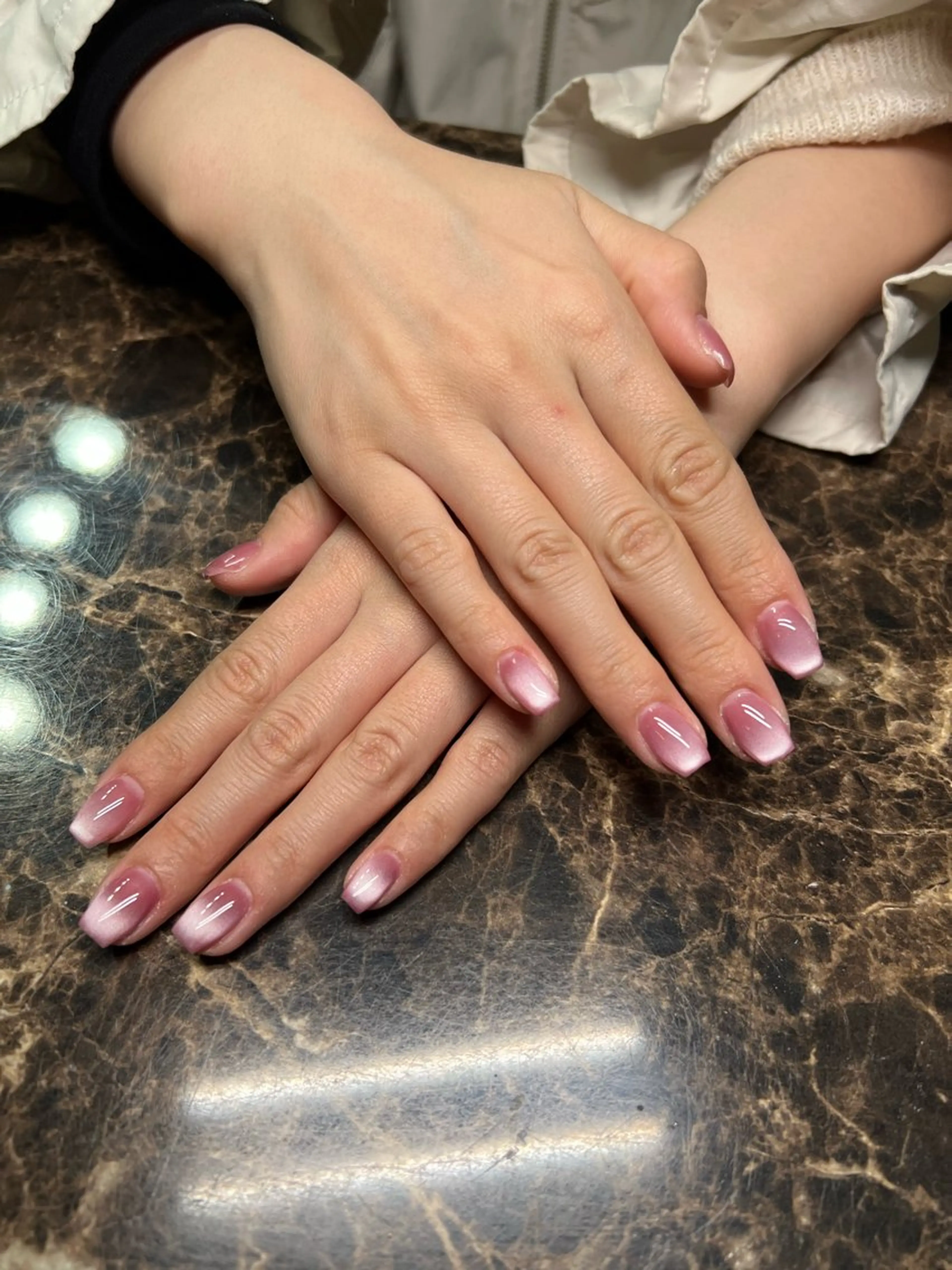 ネイル 桜ネイル マグネットネイル ハンドネイル ハンドケア IROHA NAIL 聖奈のネイルデザイン