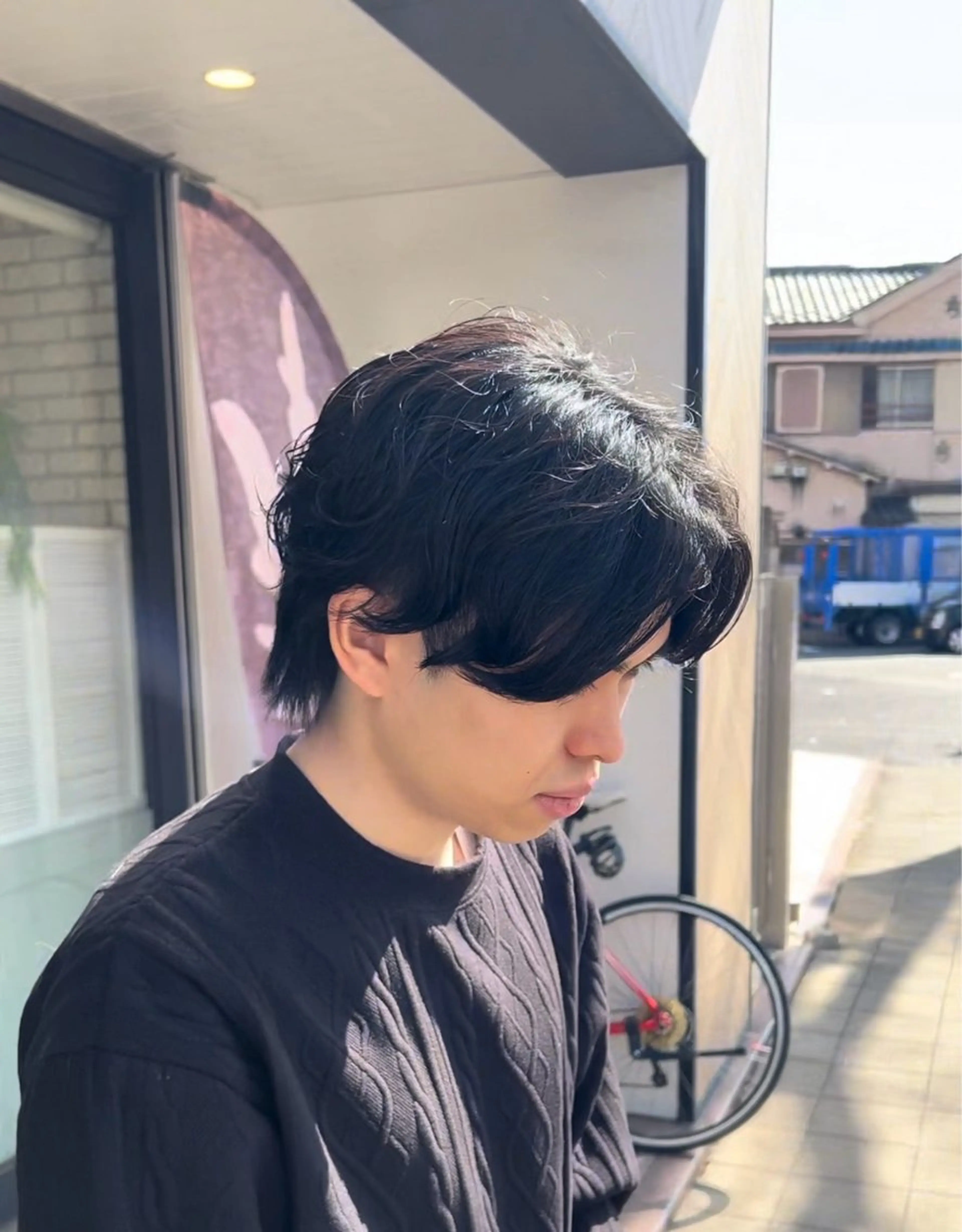 《メンズ限定》カット+ナチュラルパーマ¥11000→¥7700の写真