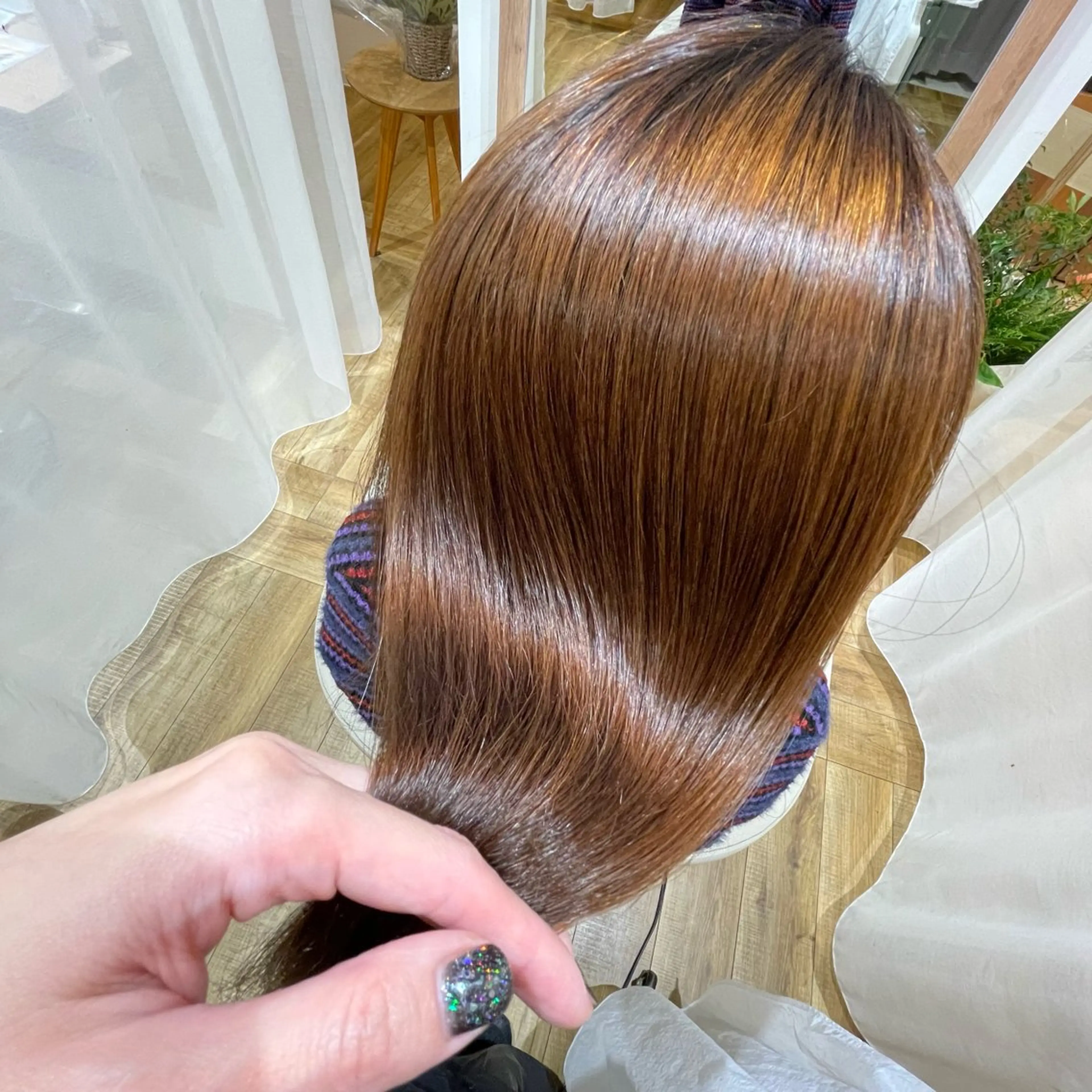 セミロング 縮毛矯正 ase.糸島店所属・ase.糸島店 MAIのヘアスタイル