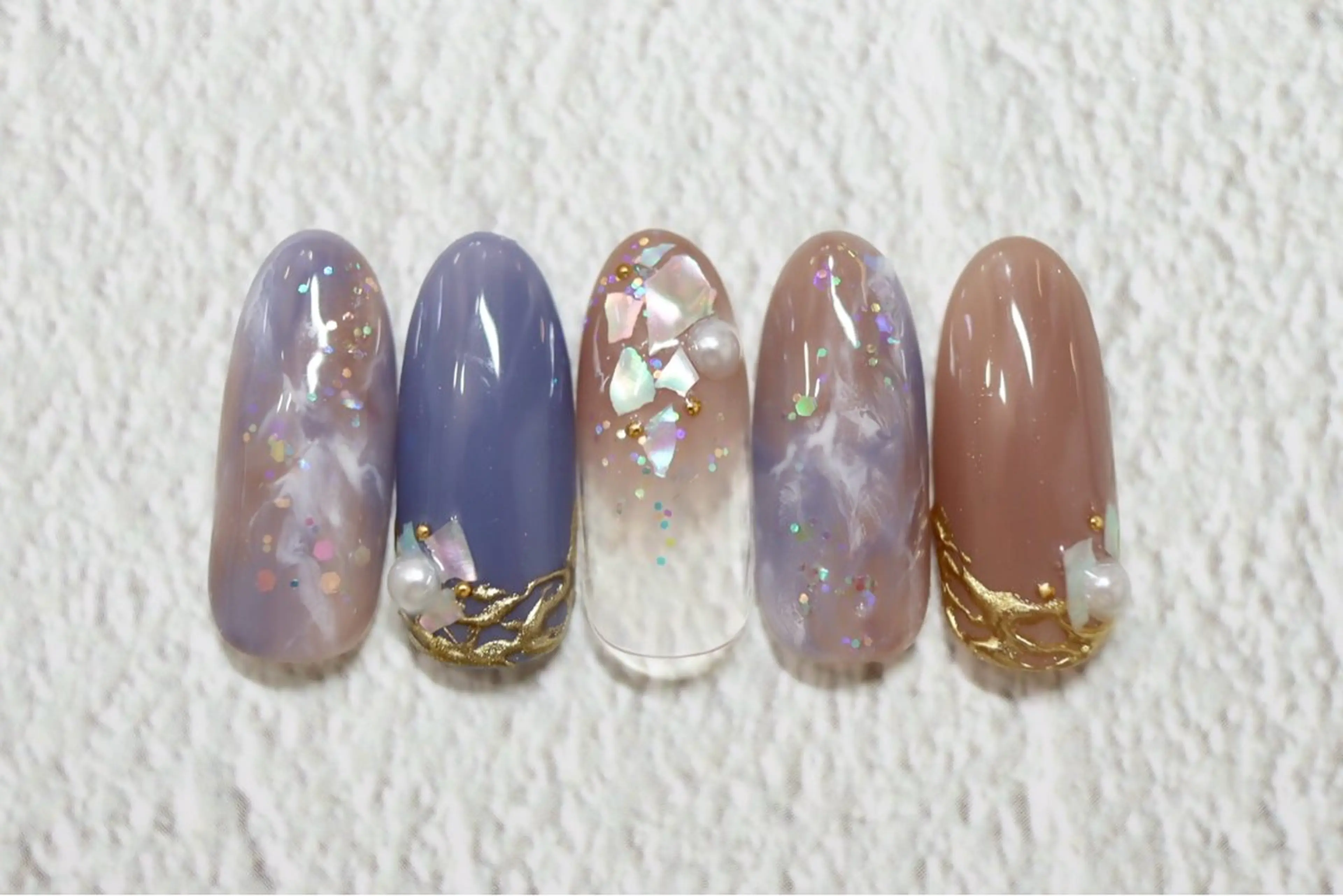 ネイル ハンドネイル TOPAZ恵比寿所属・Tsuno Nagisaのネイルデザイン