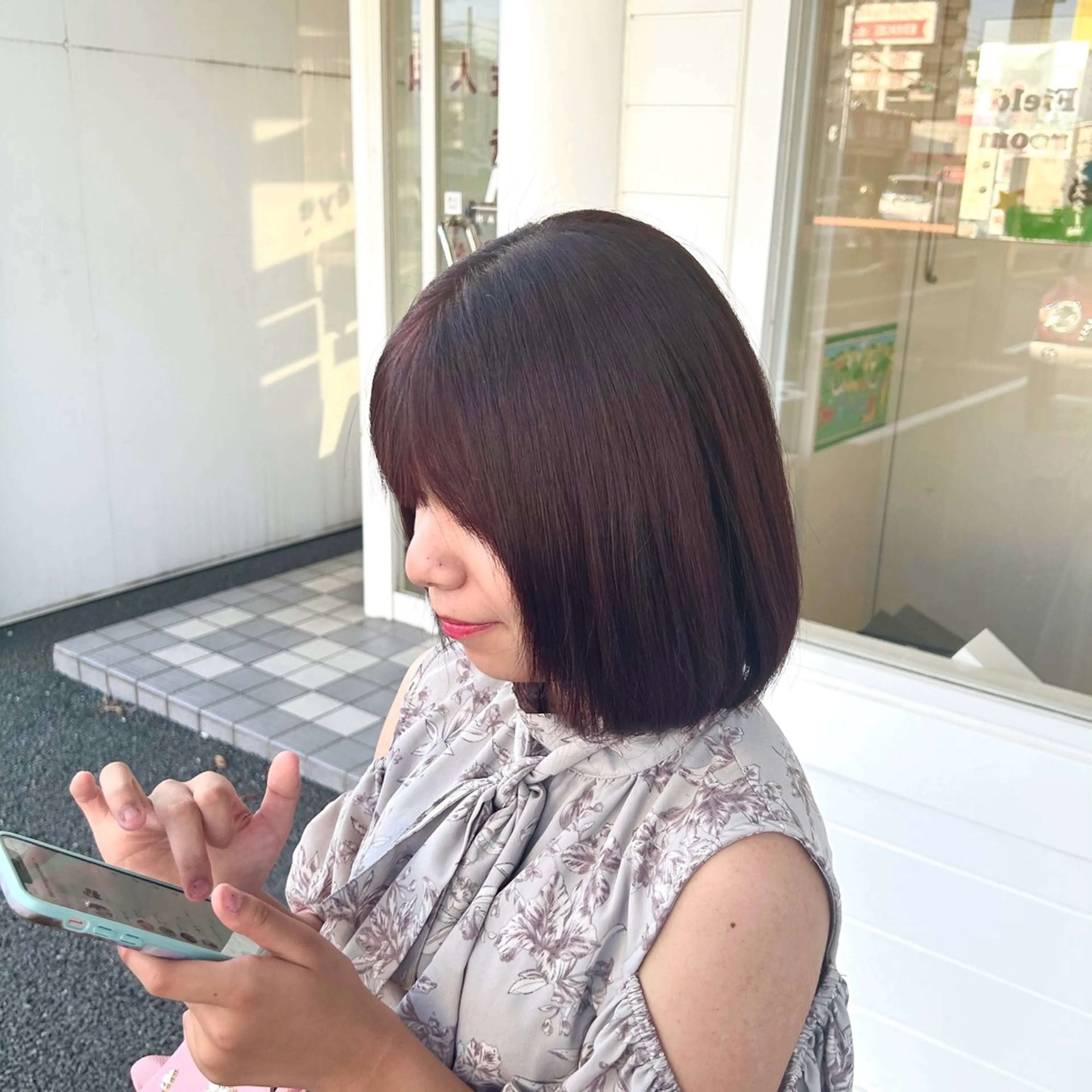 ミディアム カラー nakano amiのヘアスタイル