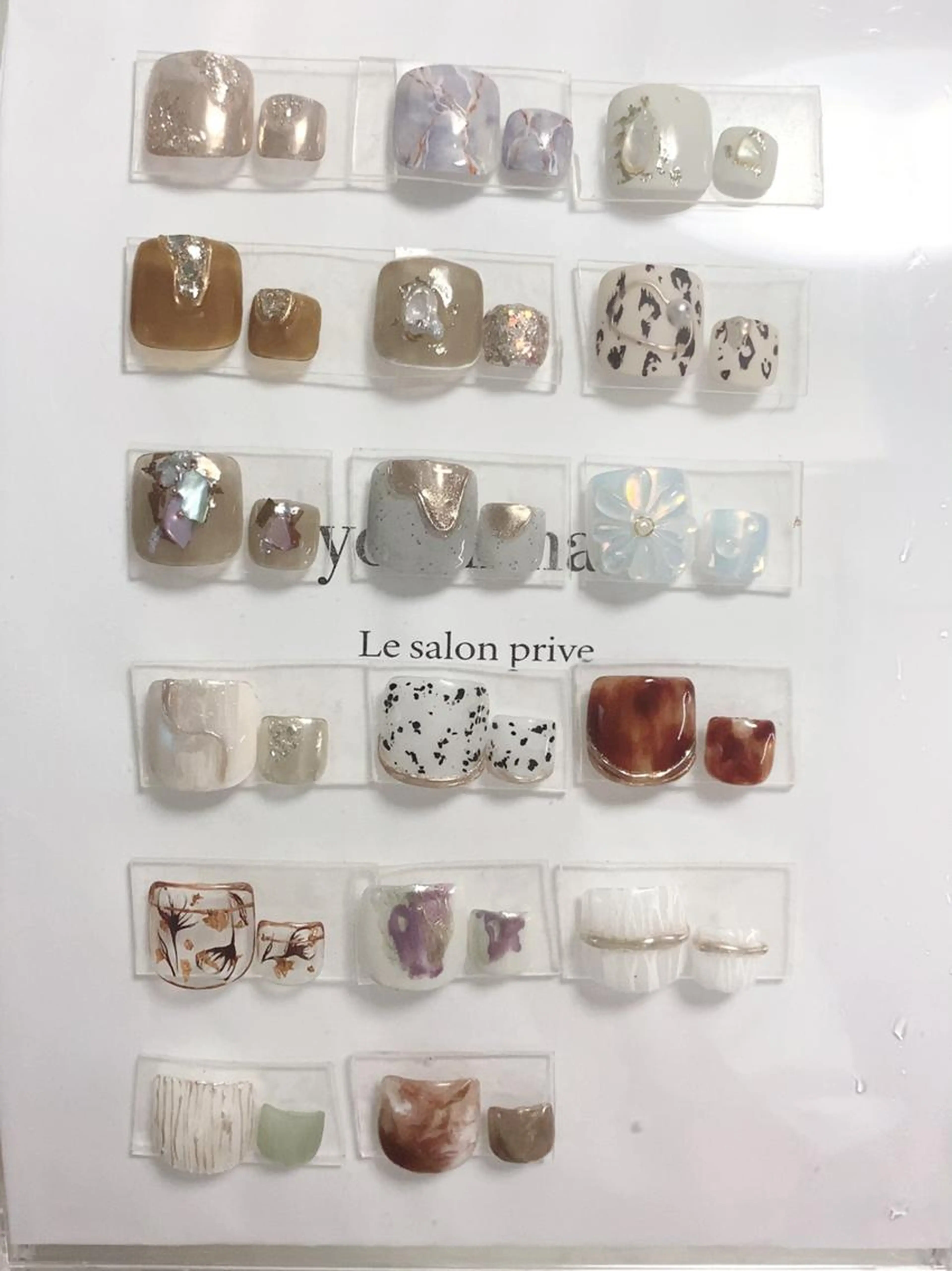 ニュアンスフット［オフなし］　左右別アート2つ選べますの写真