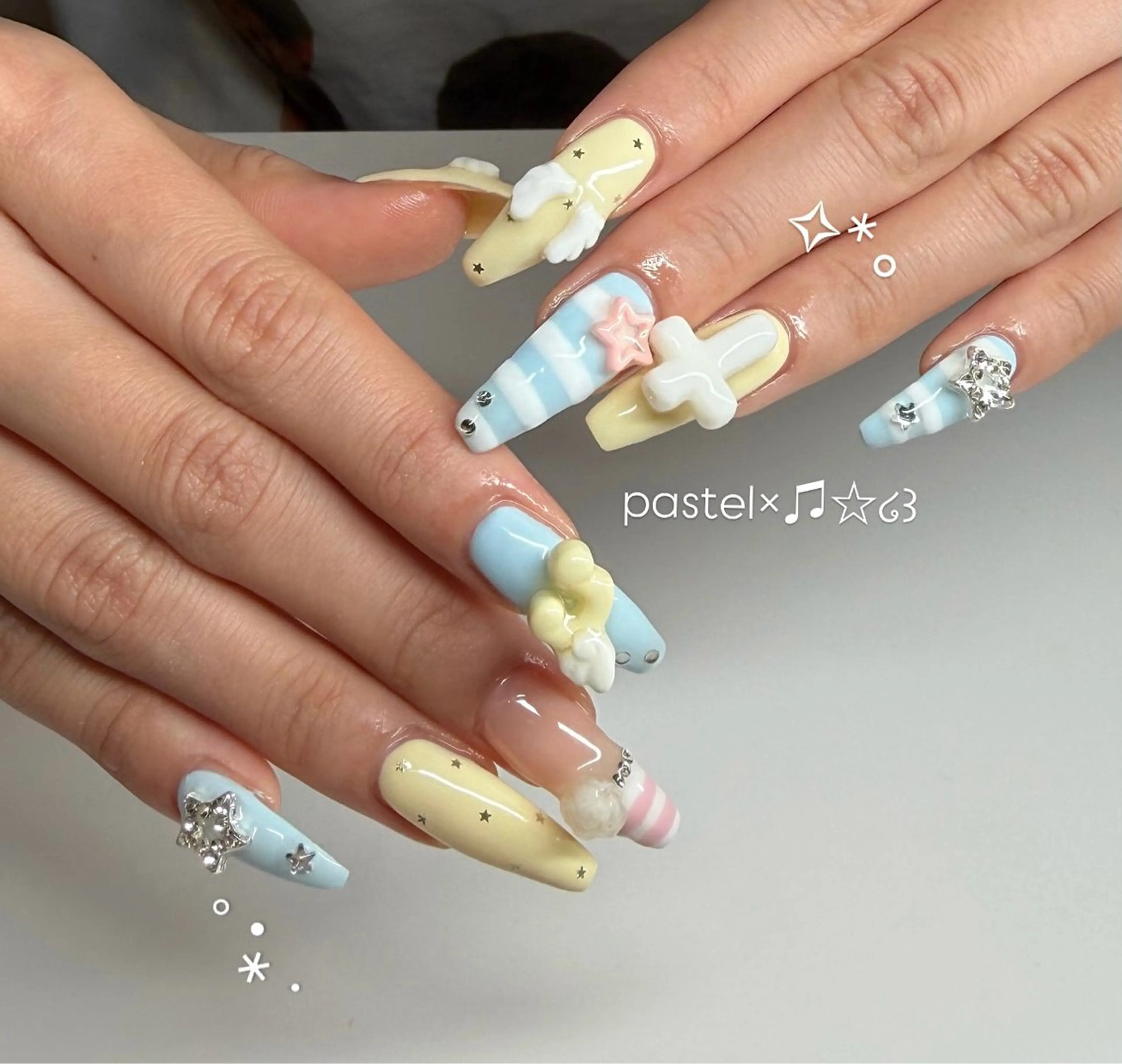 ネイル ハンドネイル .*･ﾟCHAM NAIL✧︎*。のネイルデザイン