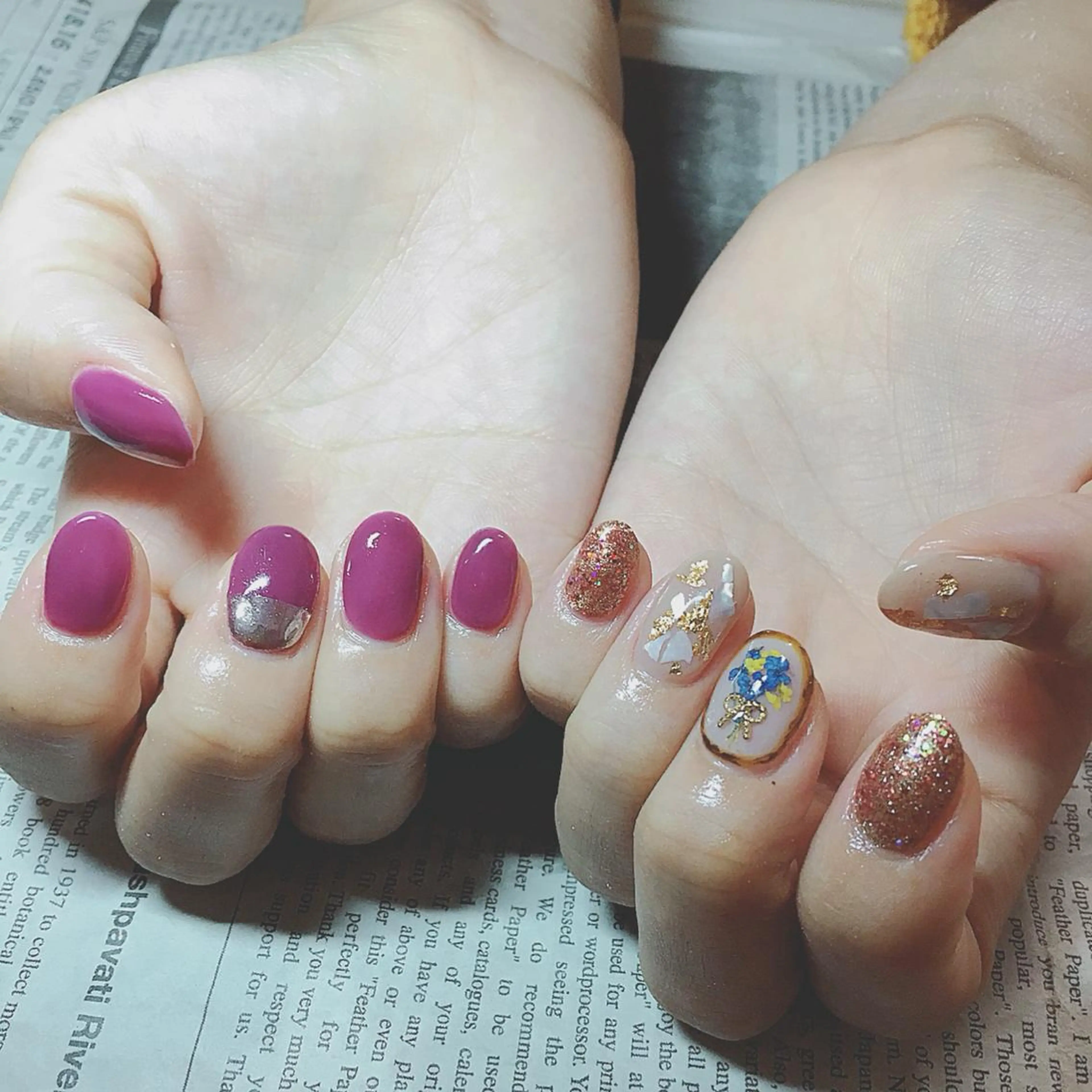 ネイル ハンドネイル ハンドケア 森山 舞のネイルデザイン