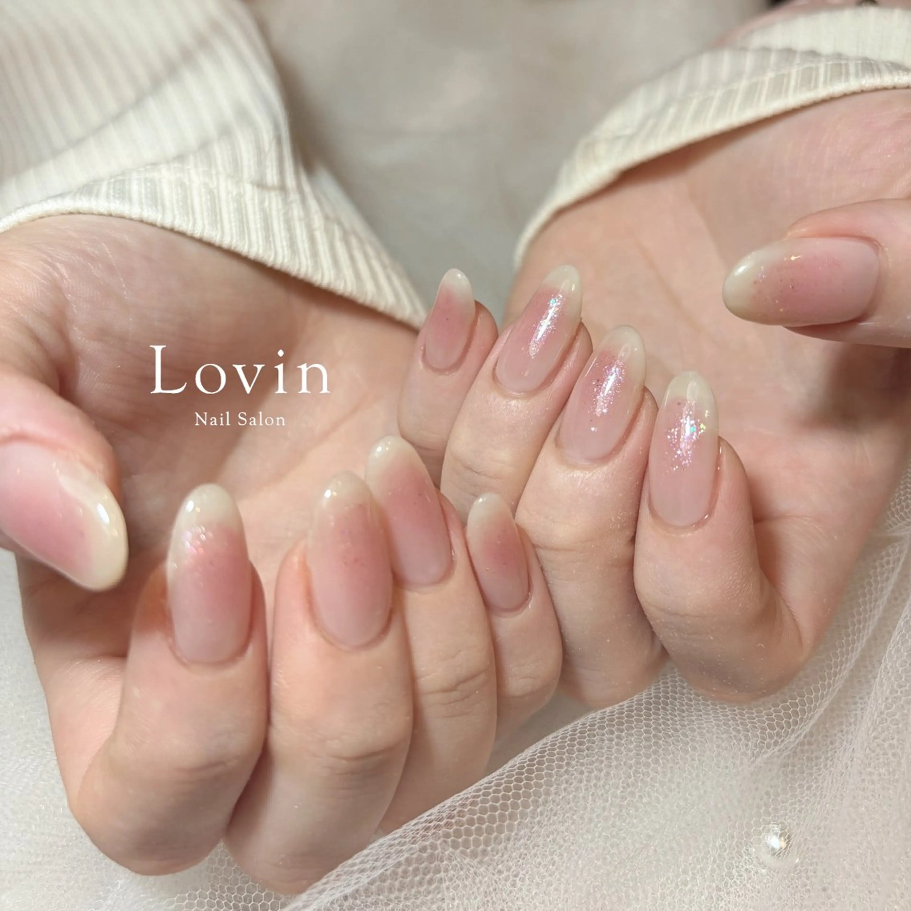 ネイル チークネイル パラジェル認定サロン　ネイルケア&スパ　Lovin【ラヴィン】所属・田中 凜歌のネイルデザイン