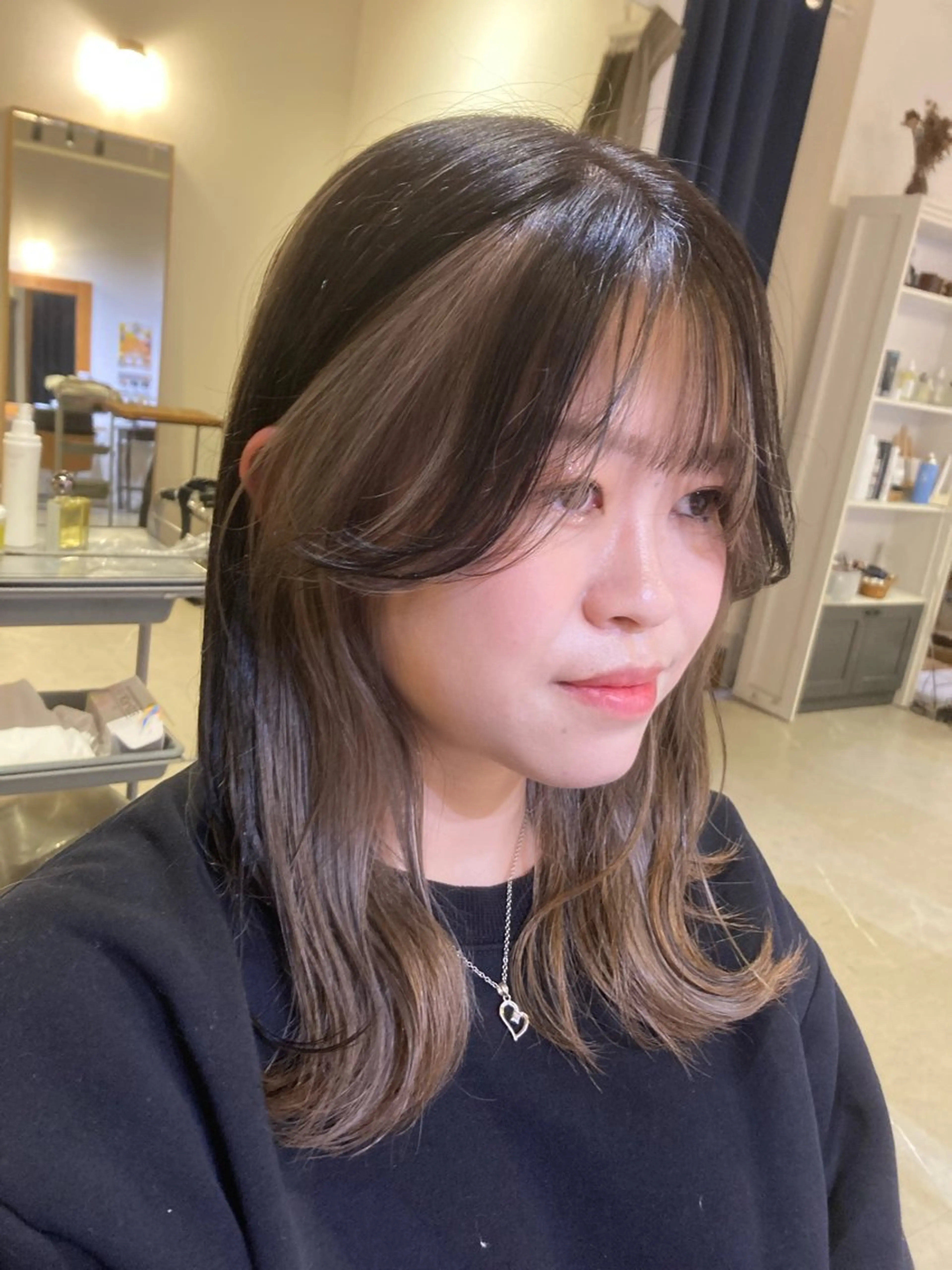 セミロング カラー ヘアカラー DEUCE hair /ヒハルのヘアスタイル